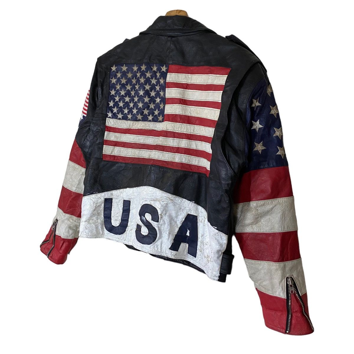 Harley Davidson × Vintage Vintage USA Flag Embroidered Patches Rockabilly Motorcycle Size M / US 6-8 / IT 42-44 - 15 Thumbnail