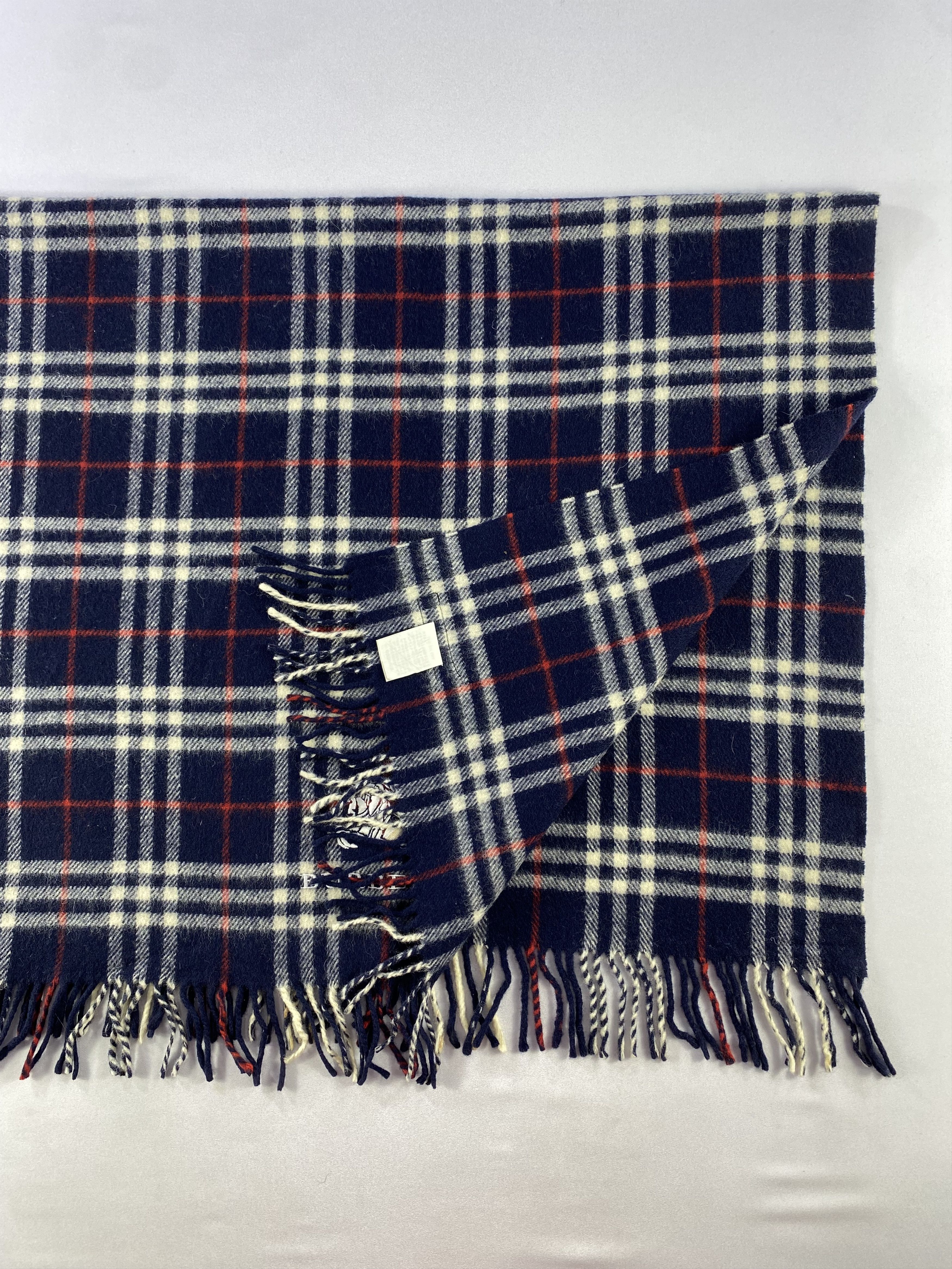 Burberry × Vintage Burberry Scarf / Muffler / Neckwear - WW1147 Size ONE SIZE - 5 Thumbnail