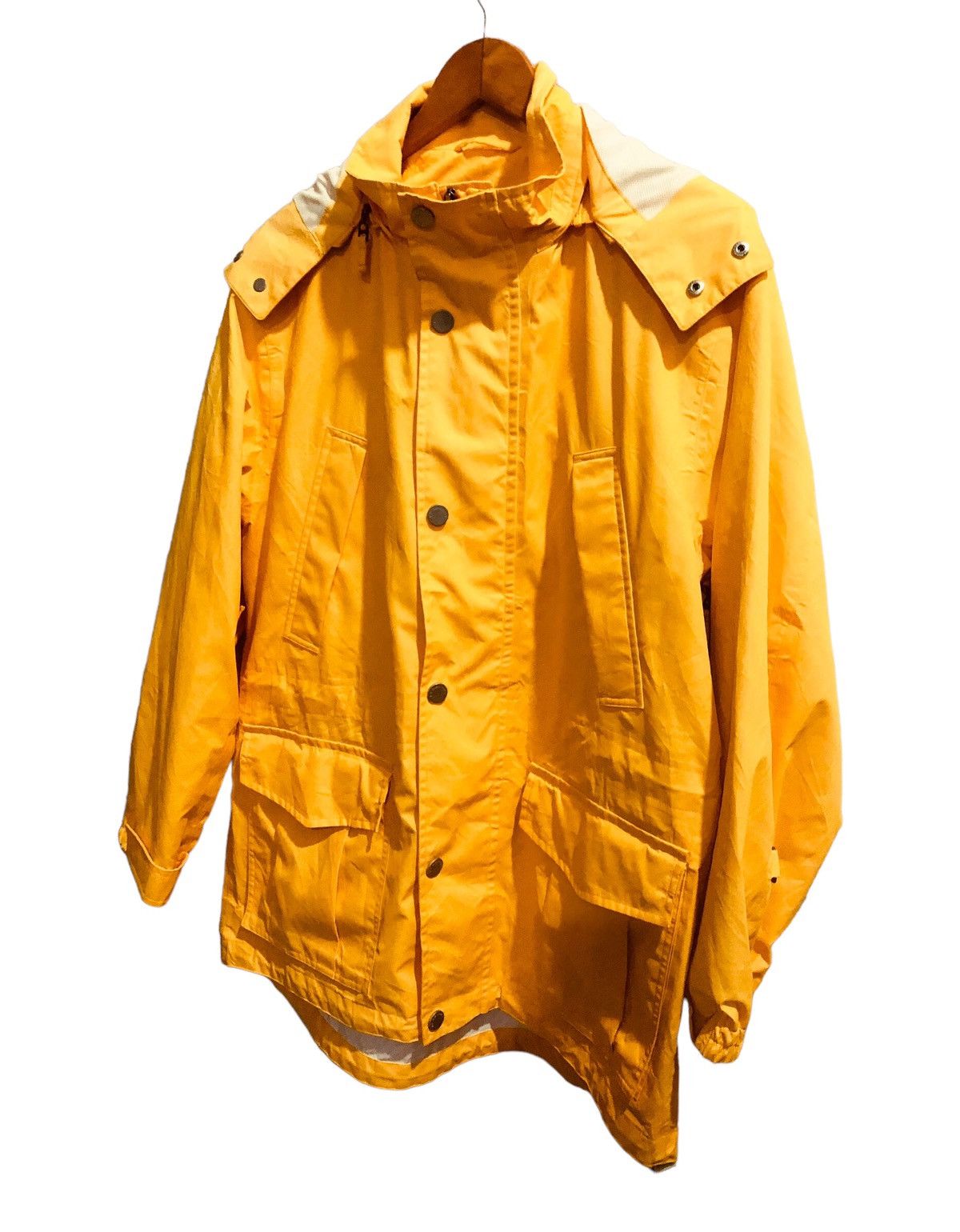 Burberry Burberry Yellow Drawstring Zipper Hoodie Jacket Size US L / EU 52-54 / 3 - 4 Thumbnail