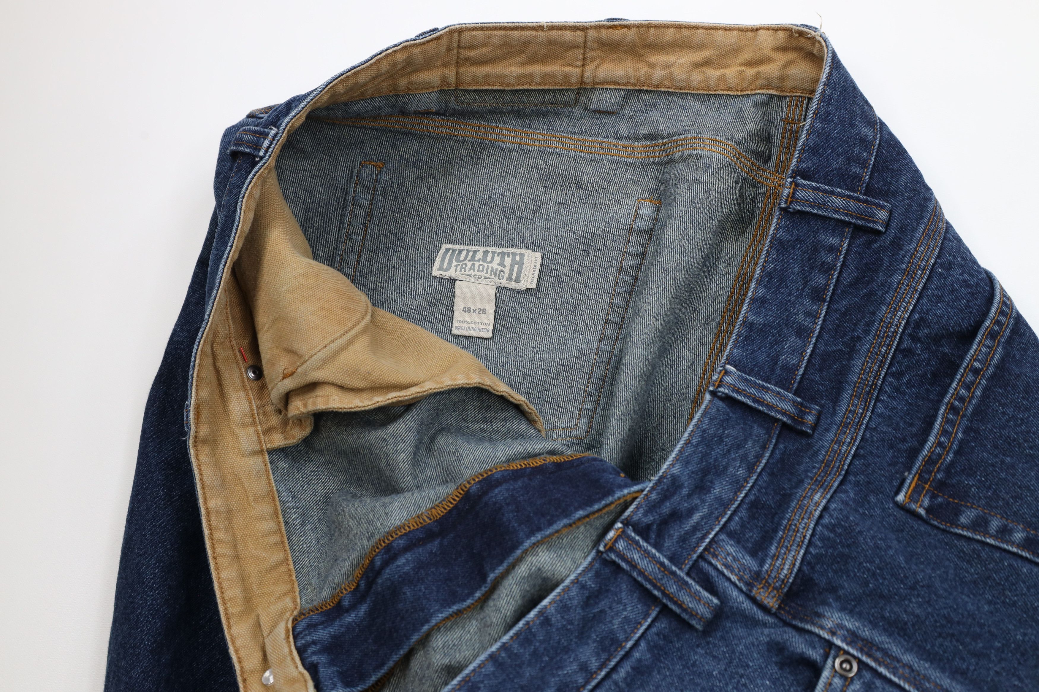 Duluth Trading Company × Vintage Duluth Trading Co Fit Fire Hose 5 Pocket Denim Jeans Blue Size US 44 / EU 60 - 8 Thumbnail