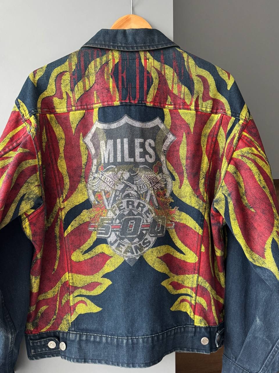 Ferre Vtg FERRE JEANS Denim Jacket Western Wear Made in Italy Size US L / EU 52-54 / 3 - 2 Thumbnail