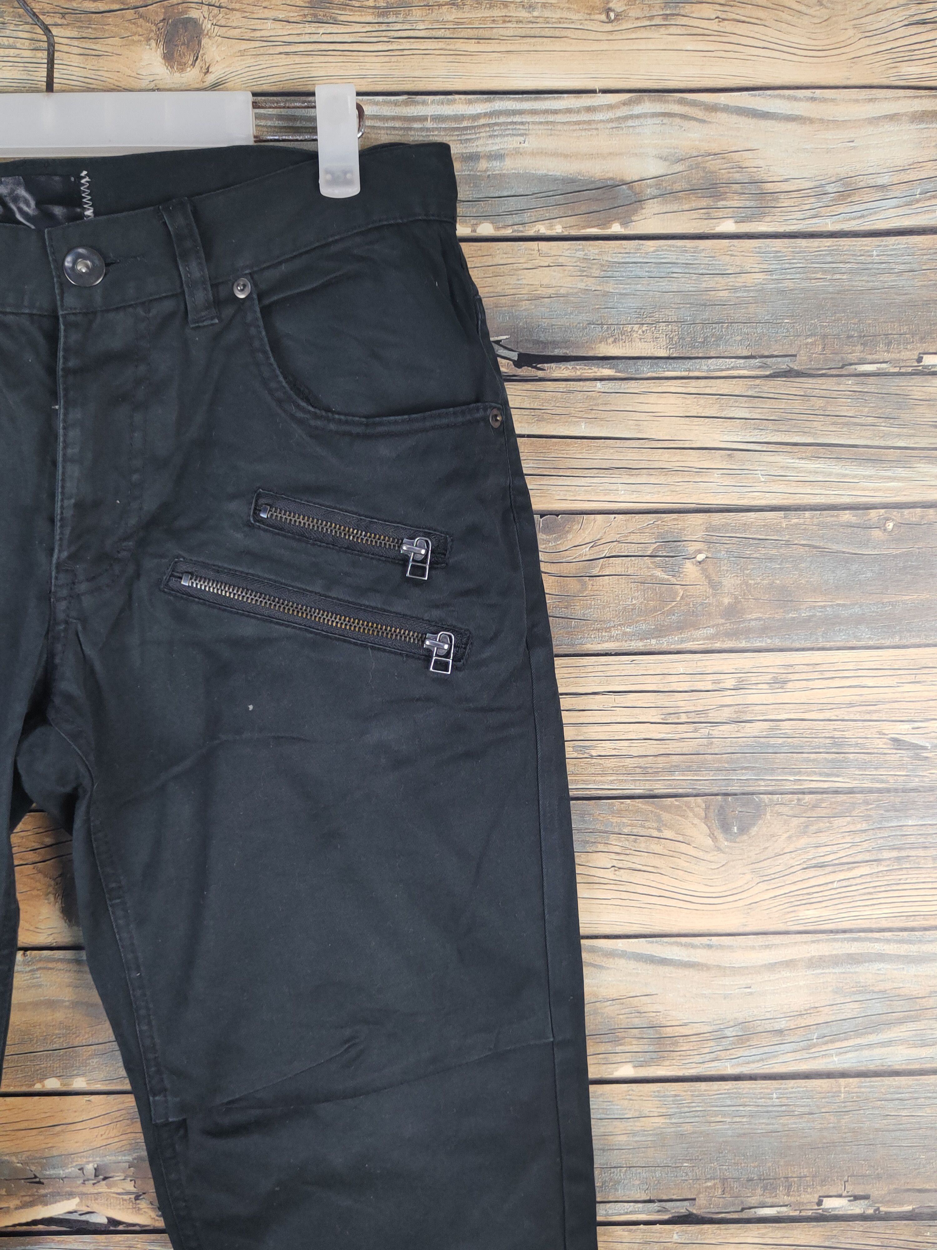 Japanese Brand DL Japanese Brand Black Multipocket Casual Pants #1584 Size US 30 / EU 46 - 5 Thumbnail