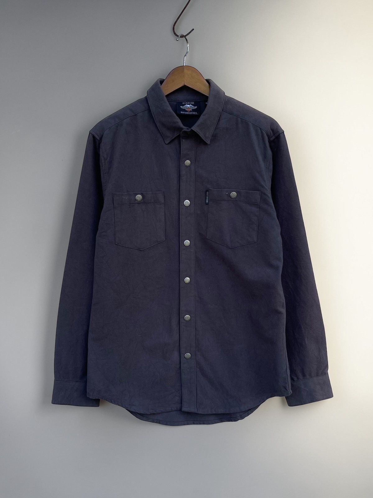 Harley Davidson F/W 2021 Harley Davidson Long-sleeve Work Shirt Snap Button Size US M / EU 48-50 / 2 - 1 Thumbnail