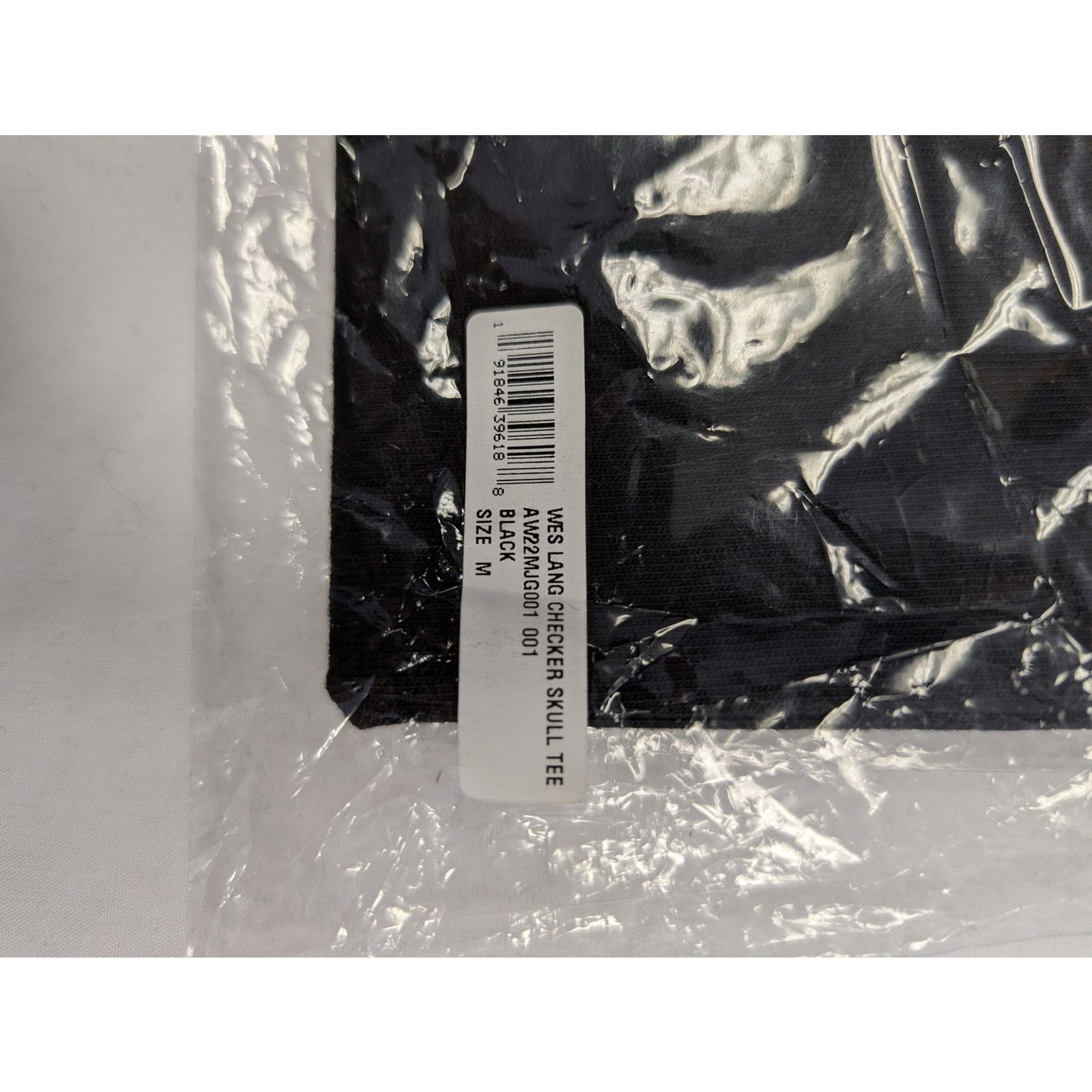 Amiri o1rshd1 Q:5 / Wes Lang Checker Skull Tee T-Shirt in Black Size US M / EU 48-50 / 2 - 16 Thumbnail