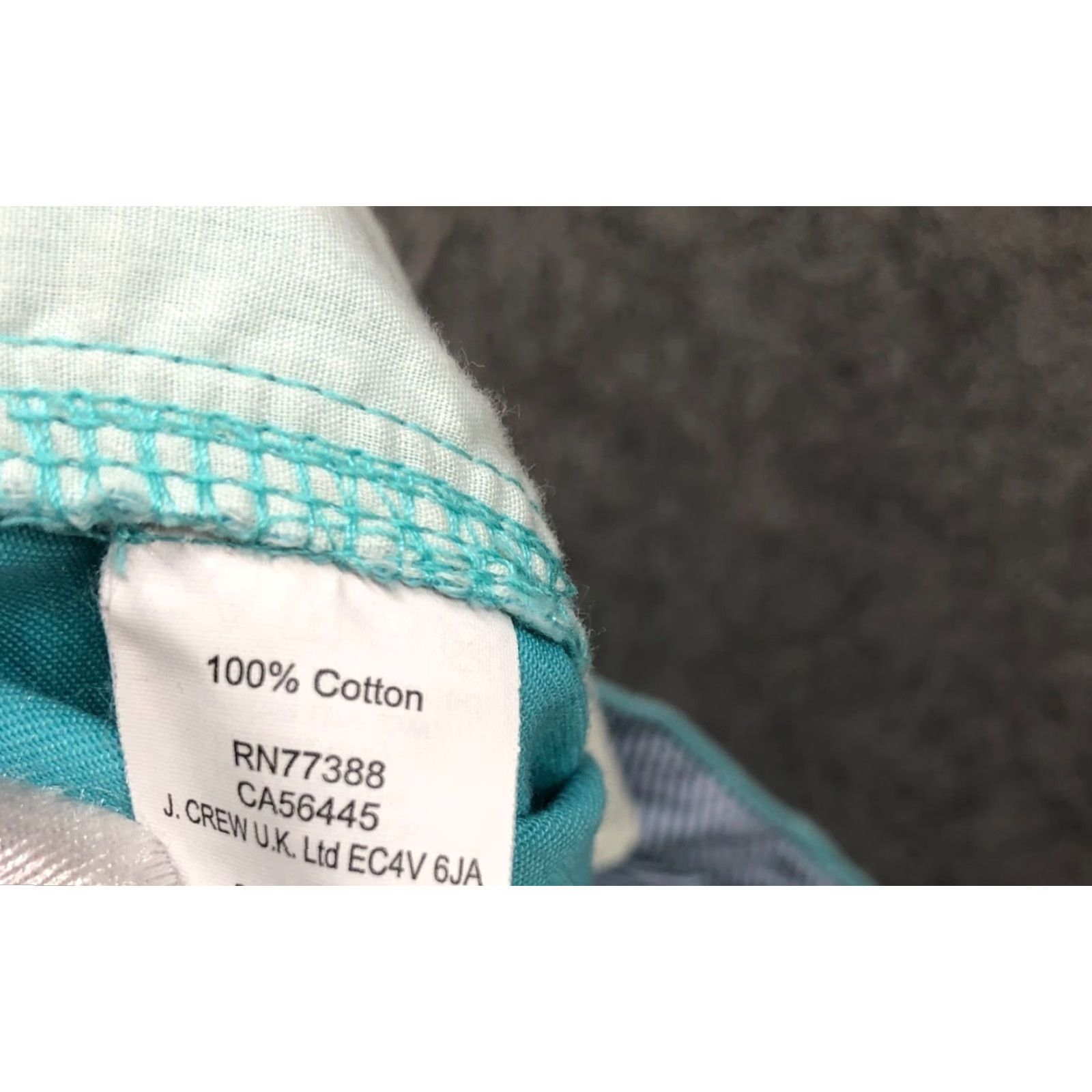J.Crew J. Crew Chino Short Womens Size 4 City Fit Blue 4'' Low Rise Cotton Flat Front Twill Vintage No Size 27" / US 4 / IT 40 - 7 Thumbnail