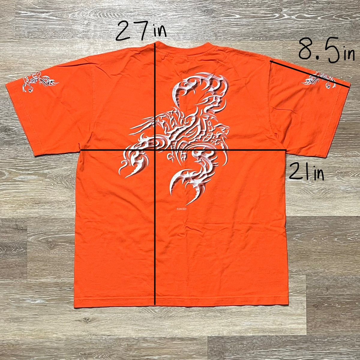 Vintage y2k x-ray tribal scorpion tee Size US L / EU 52-54 / 3 - 2 Thumbnail