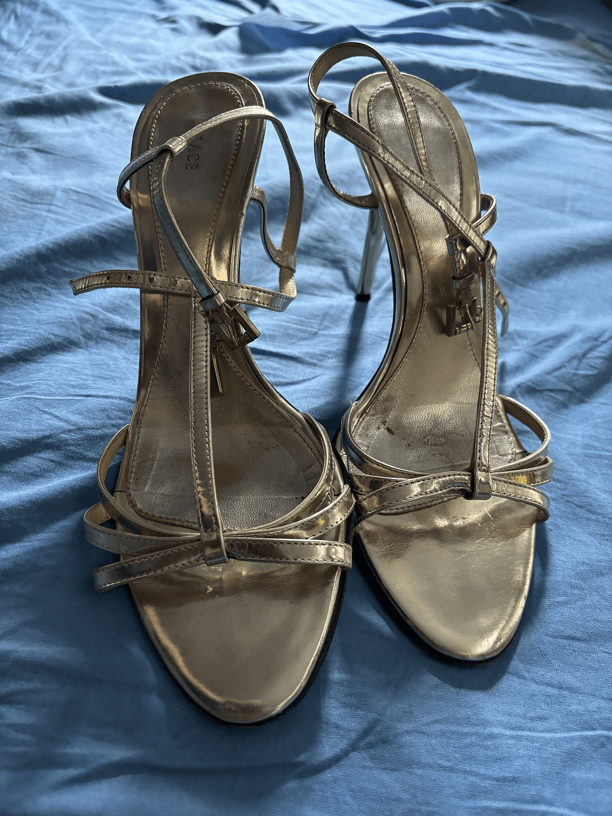 Versace Vintage strappy Versace heels, EU40 Size US 10 / IT 40 - 3 Thumbnail