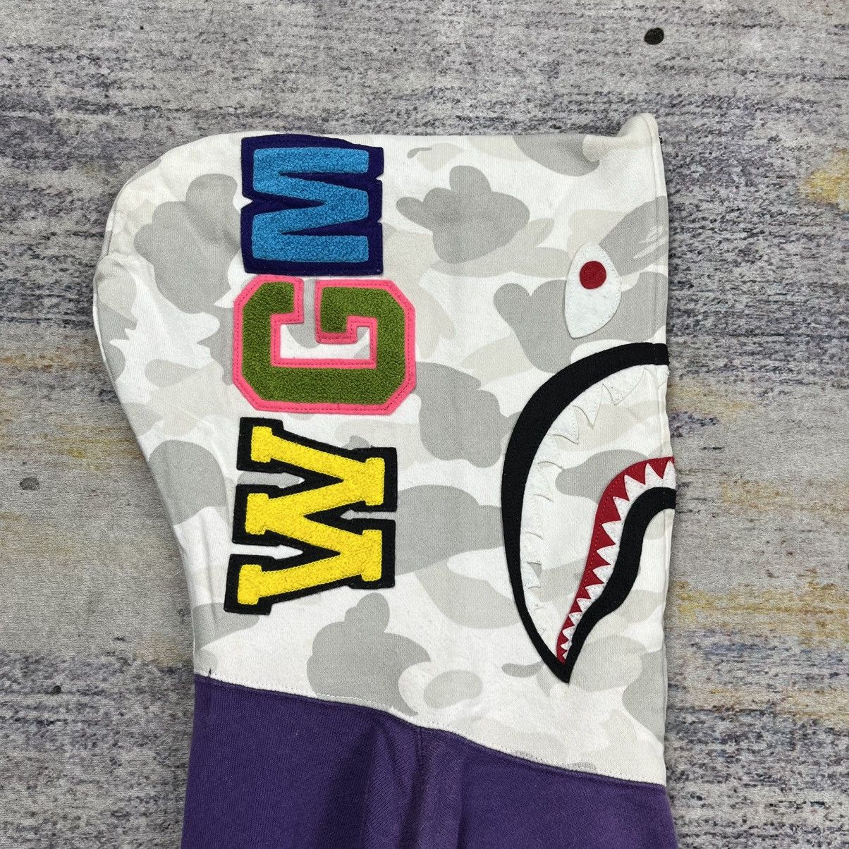 Bape Bape shark wgm full zip hoodie Size US M / EU 48-50 / 2 - 4 Thumbnail