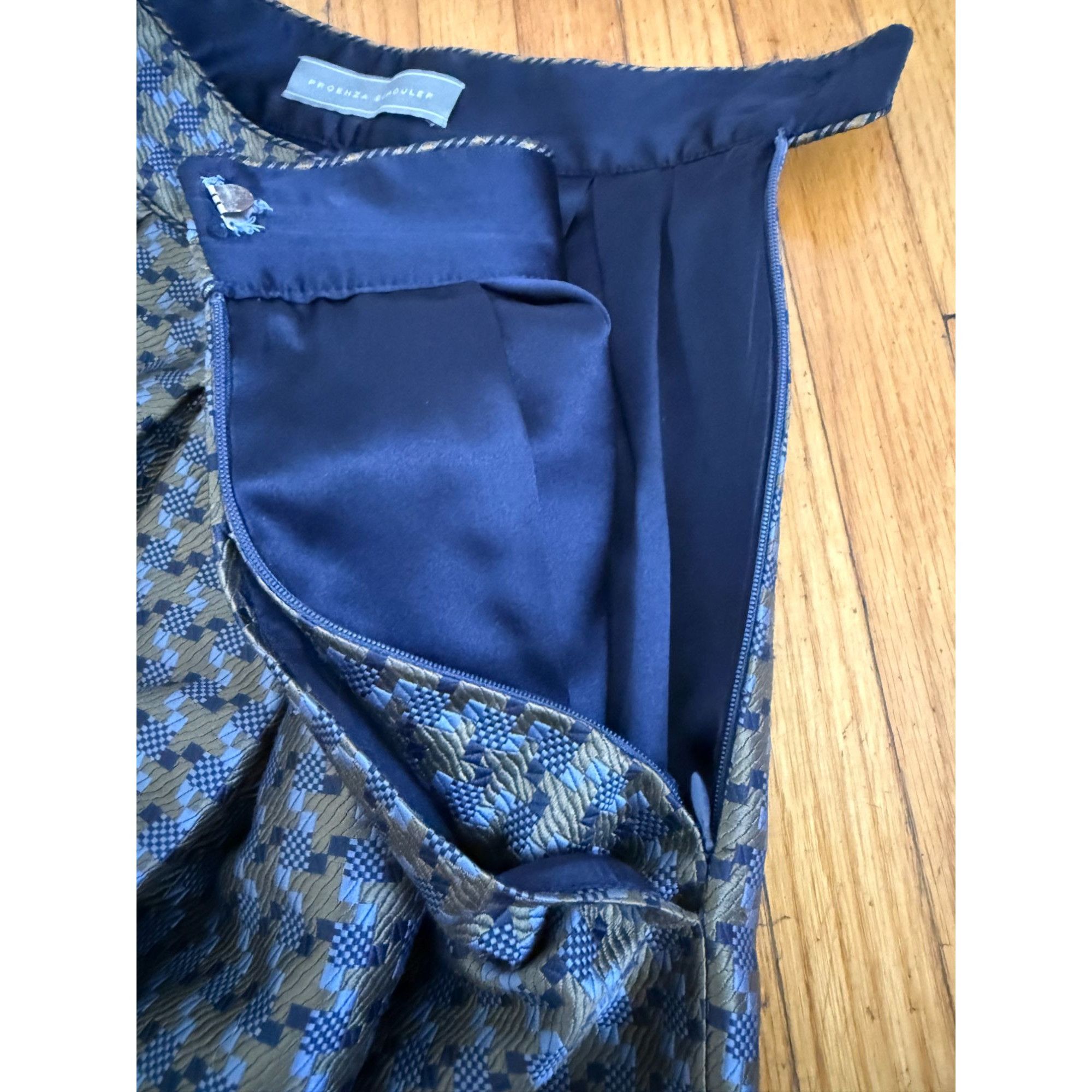 Proenza Schouler Proenza Schouler AW2005 Silk Brocade Box Pleat Skirt – Size Size 25" / US 0 / IT 36 - 14 Thumbnail