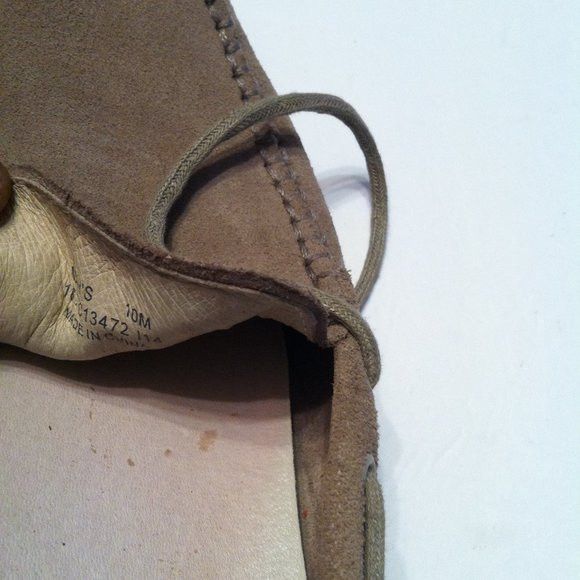 Cole Haan COLE HAAN MEN'S TAN LEATHER SUEDE LOAFERS SIZE: 10M Size US 10 / EU 43 - 7 Thumbnail