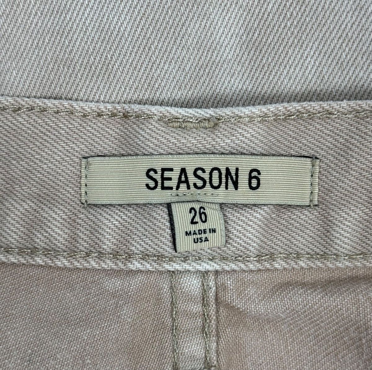Yeezy Yeezy Season 6 Five Pocket Jeans size 26 Made In USA Size 26" / US 2 / IT 38 - 5 Thumbnail