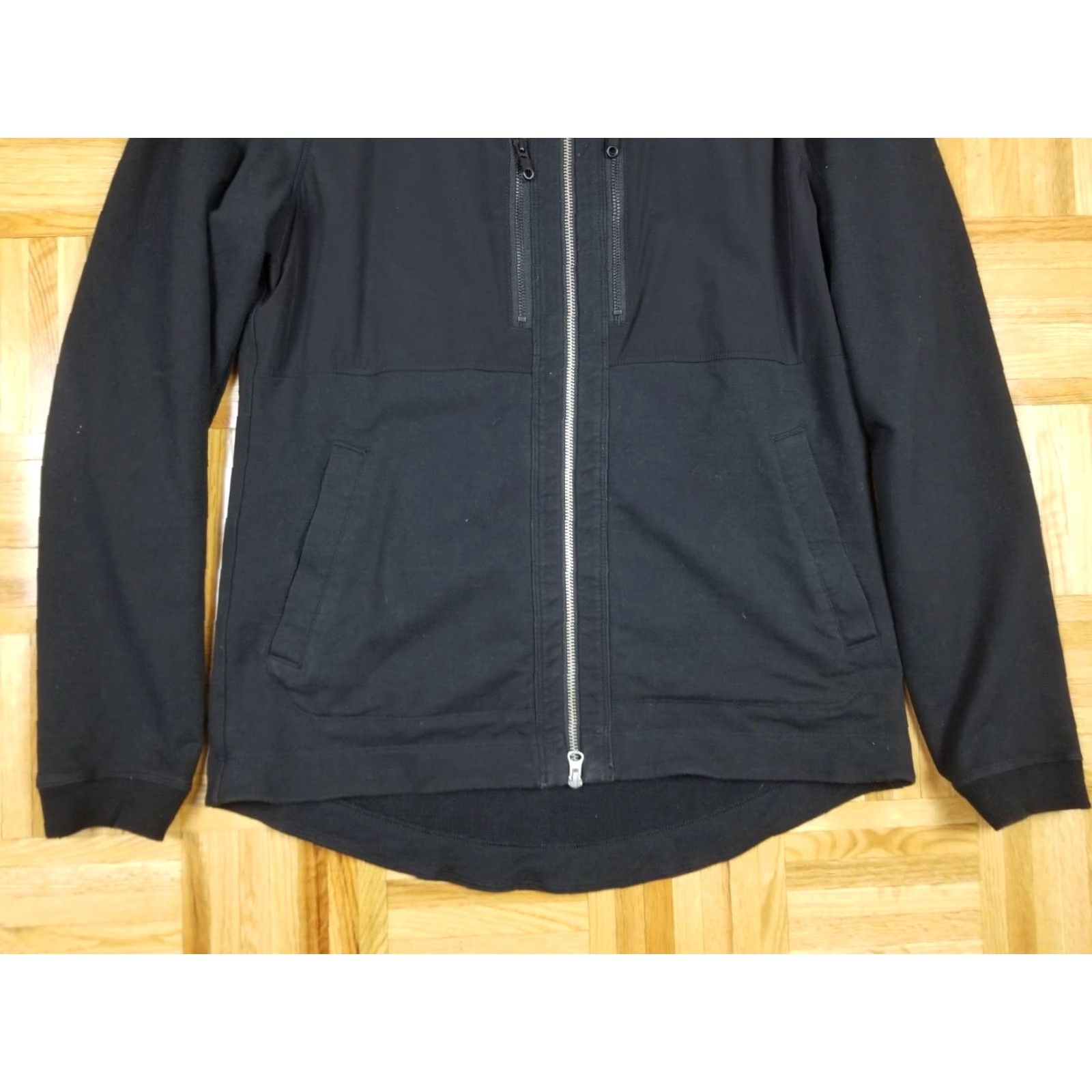 Lululemon VINTAGE Lululemon YOGA BLACK Full Zip Up Hoodie MEN'S LARGE Shirt Adult Large Black Cotton Size US L / EU 52-54 / 3 - 3 Thumbnail