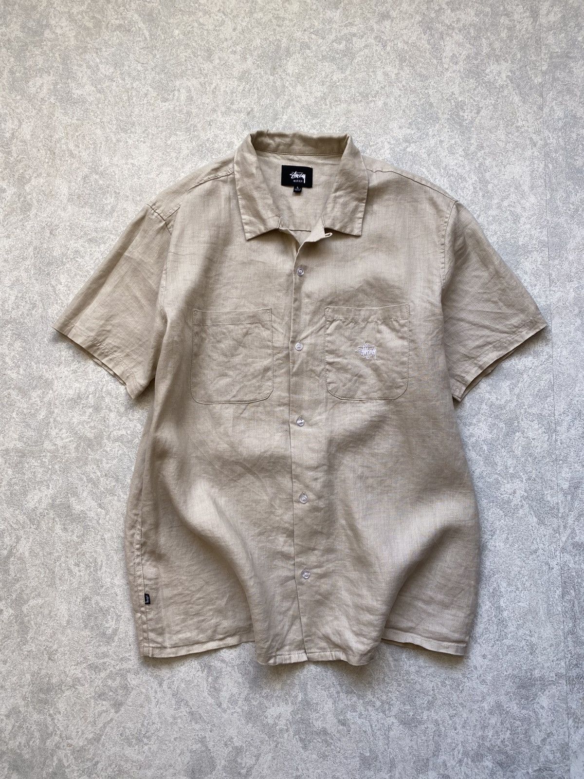 Stussy Stussy Short Linen SS Shirt Size US L / EU 52-54 / 3 - 4 Thumbnail