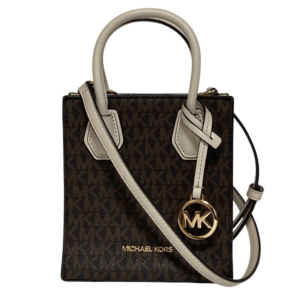 Michael Kors Michael Kors Michael Kors Mercer Extra Small North South Shopper Crossbody Bag Leather Crossbody Bag 35T1GM9C0I DUTY FREE for USA Size ONE SIZE - 1 Thumbnail