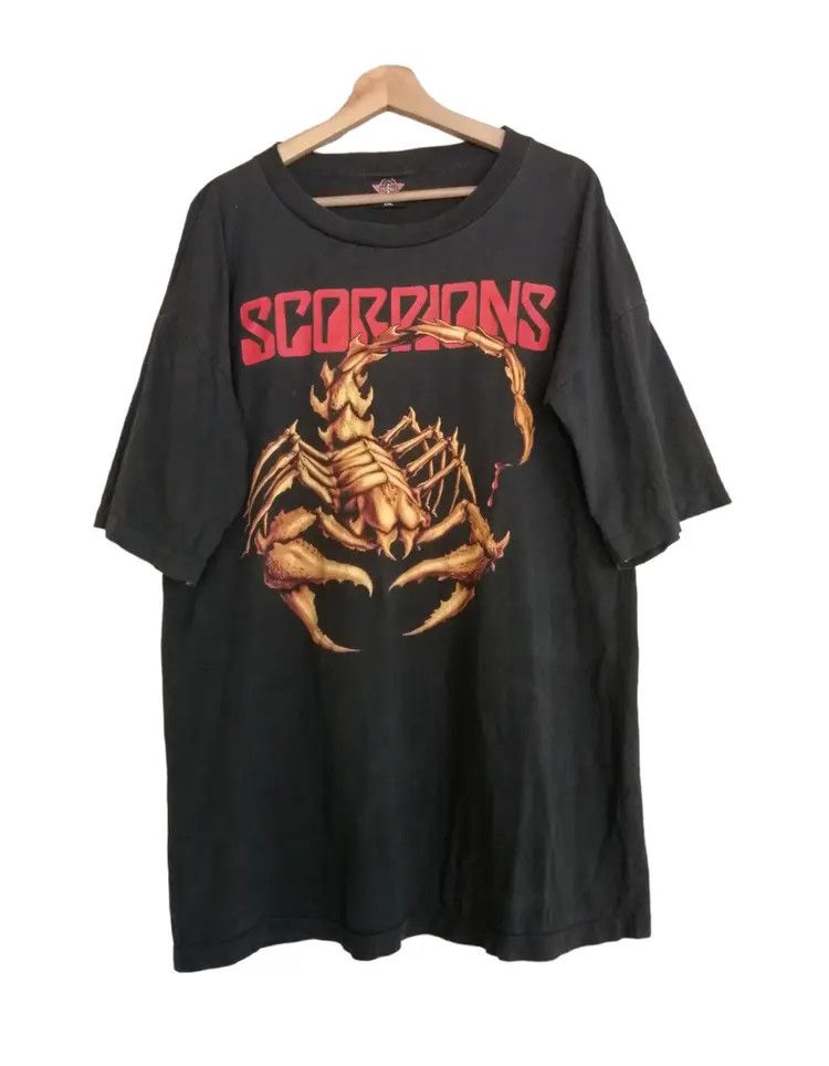 Band Tees Vintage Scorpions Band Rock Eagle Tee Shirt Size US M / EU 48-50 / 2 - 4 Thumbnail