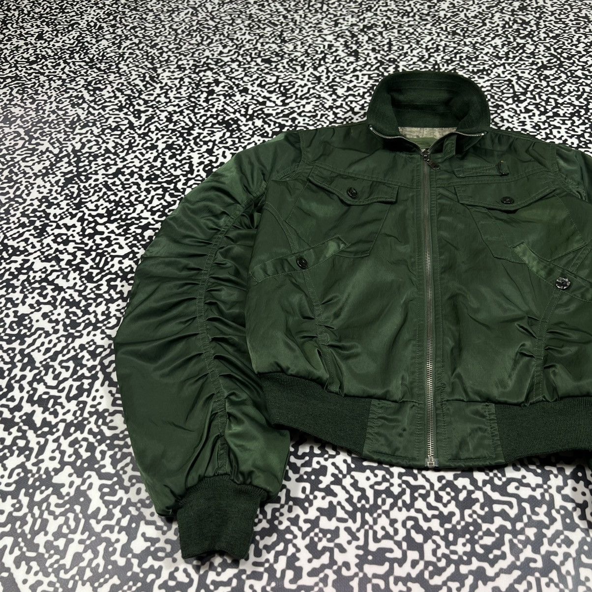 Diesel Vintage Y2K Diesel Opium Oversize Bomber Jacket Size S / US 4 / IT 40 - 12 Thumbnail