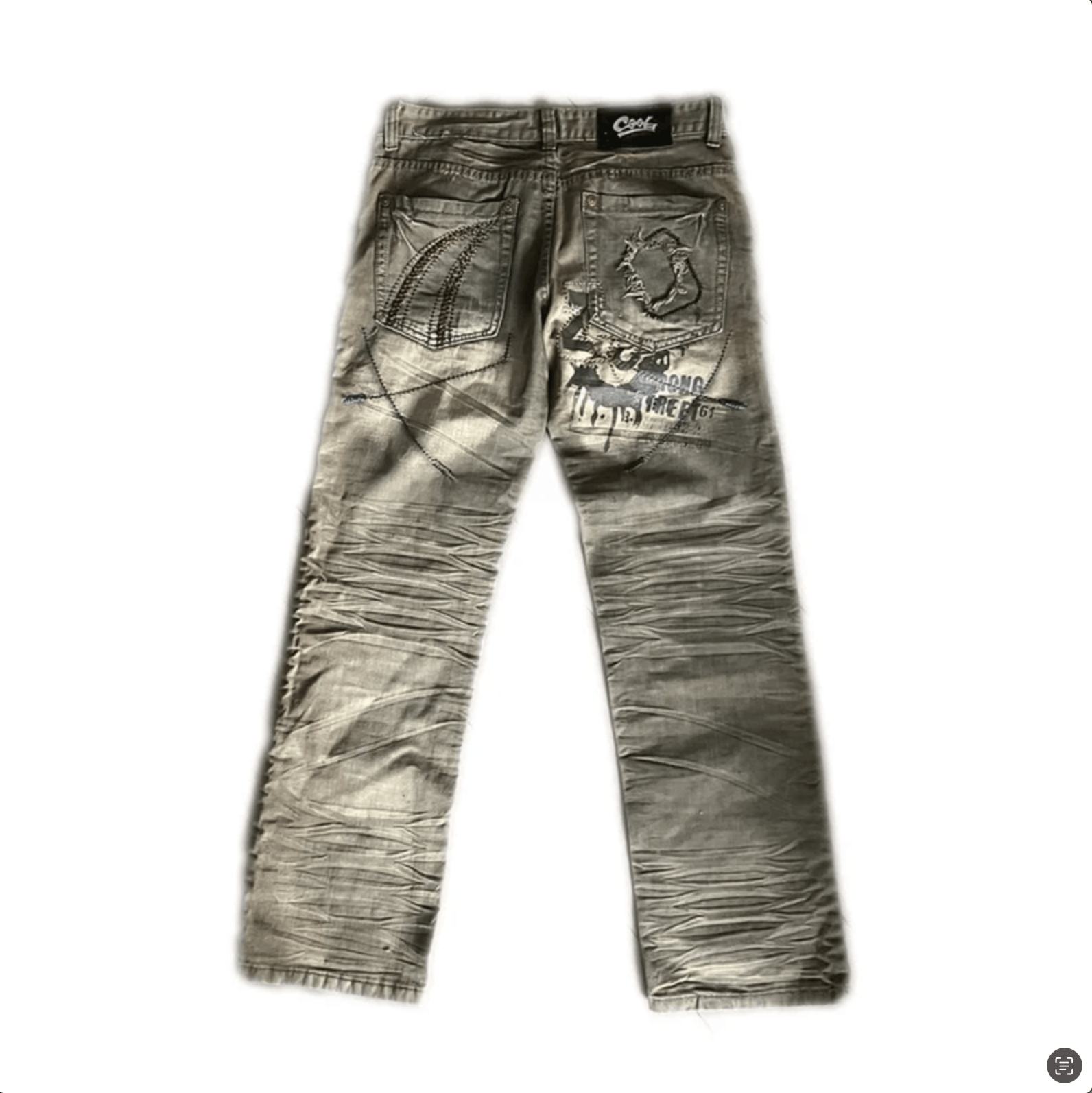 Other vintage grunge khaki jeans Size 31" - 2 Thumbnail