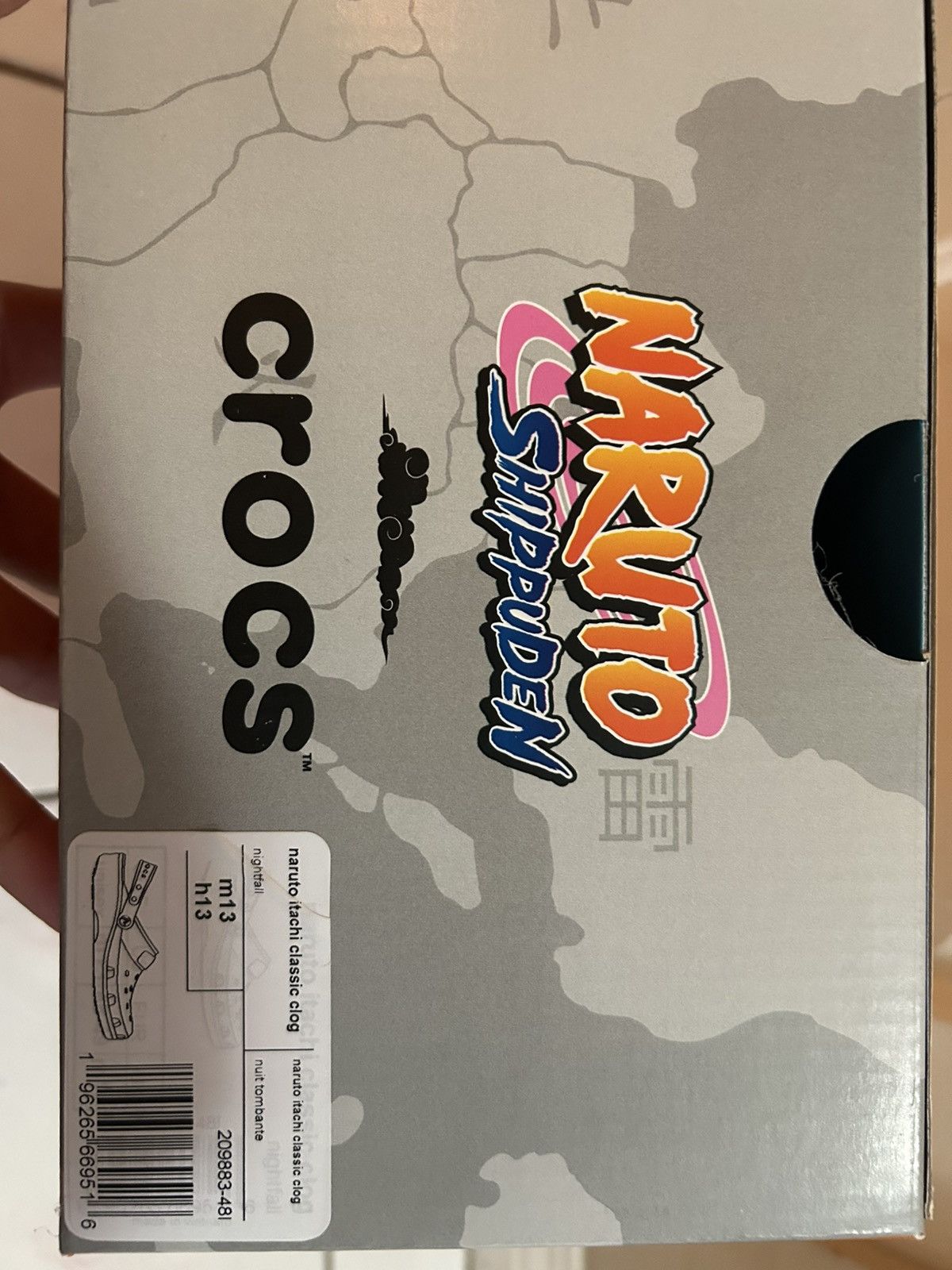 Crocs Naruto x crocs itachi 13M Size US 13 / EU 46 - 6 Thumbnail