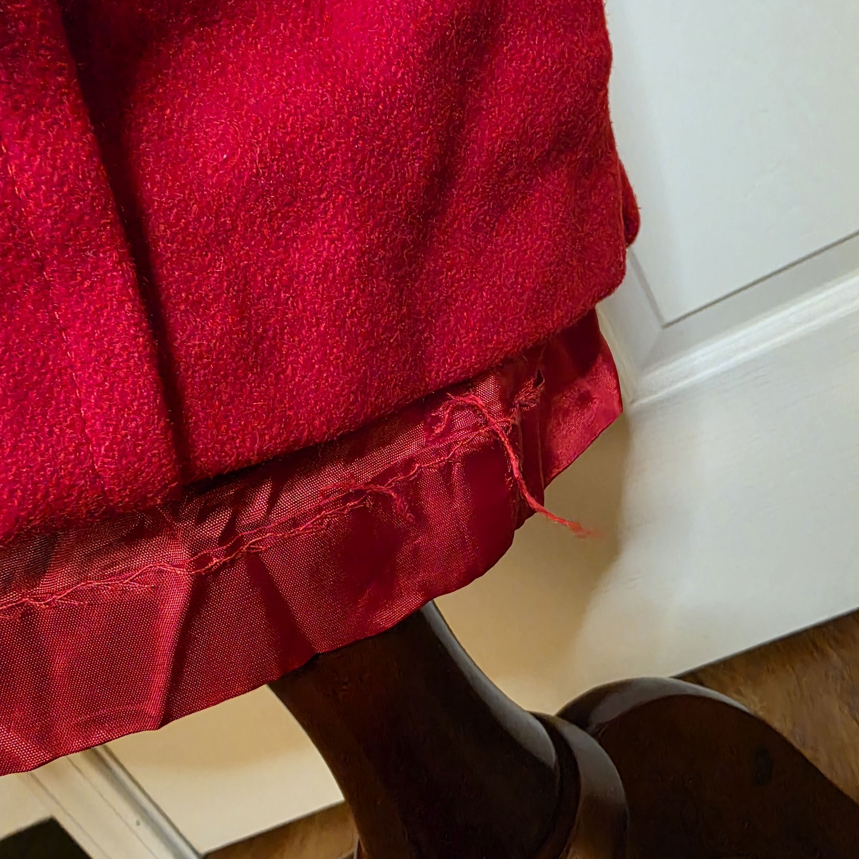 Other Vintage Jofeld Red Wool Peacoat Size L / US 10 / IT 46 - 9 Thumbnail