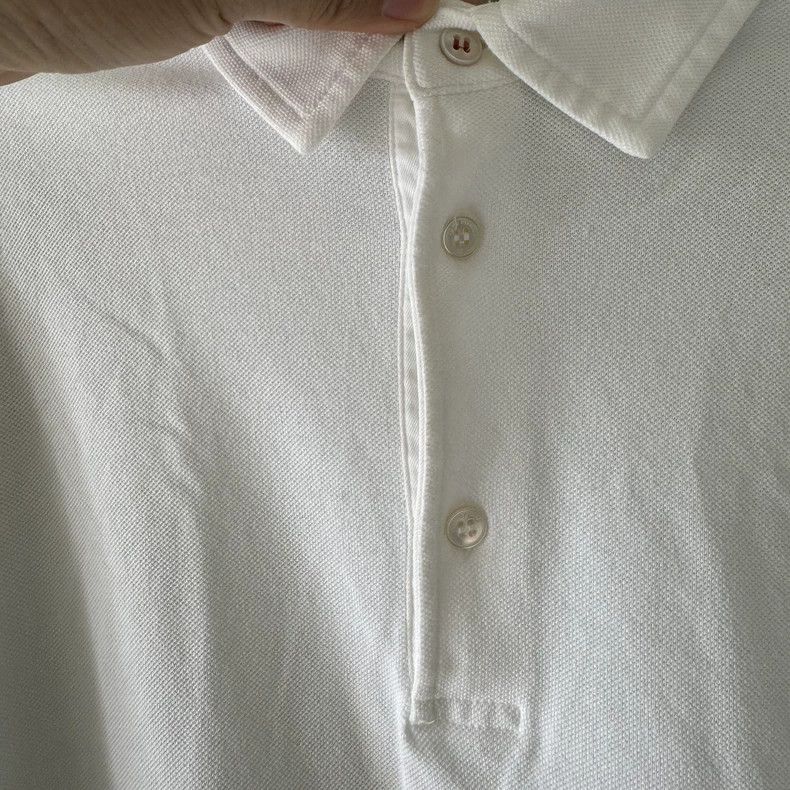 Loro Piana LORO PIANA White short-sleeved polo shirt Size S / US 4 / IT 40 - 7 Thumbnail