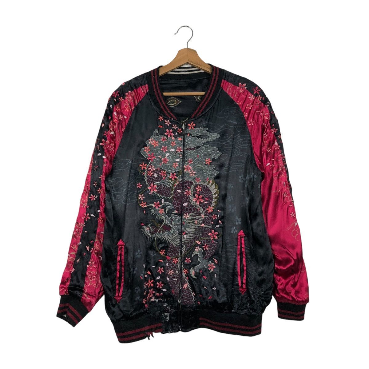 Japanese Brand 🔥VINTAGE REVERSIBLE JACKET SUKAJAN SOVEINER EMBROIDERRED Size US M / EU 48-50 / 2 - 16 Thumbnail