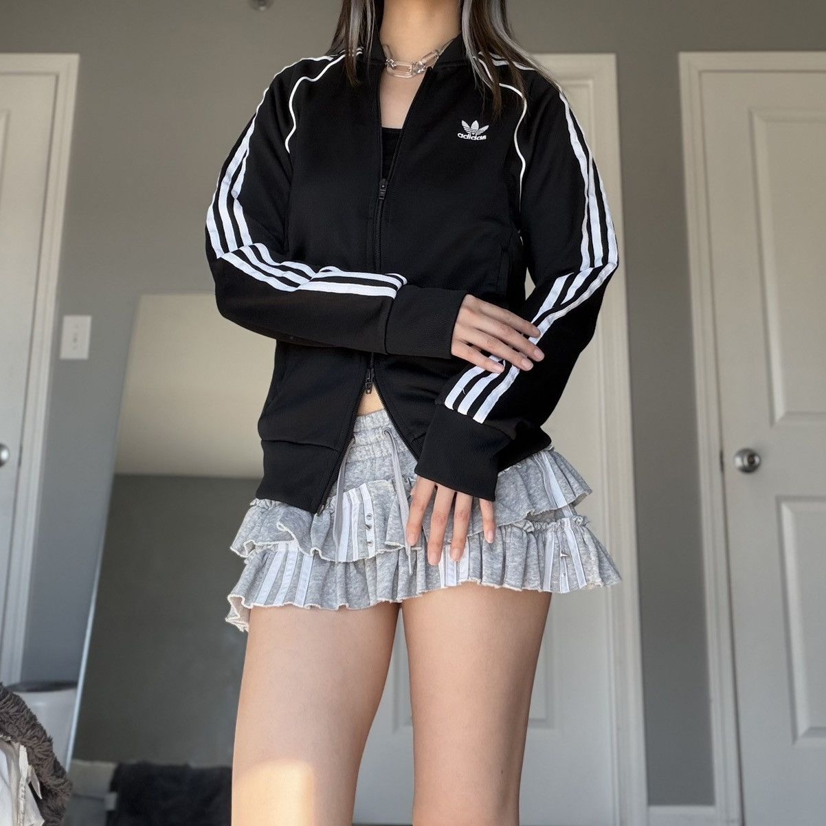 Adidas Adidas Adicolor Classic SST Black & White Track Jacket Size US S / EU 44-46 / 1 - 12 Thumbnail