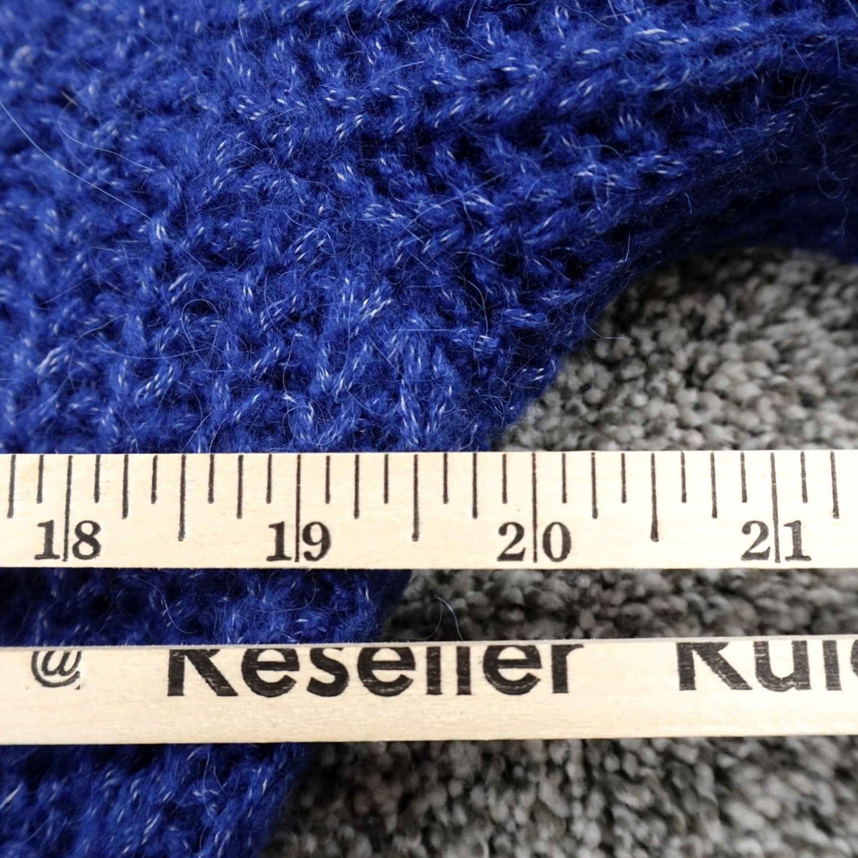 Abercrombie & Fitch VINTAGE Abercrombie & Fitch Sweater Womens S Blue Wool Alpaca Chunky Knit Crewneck 90s Size S / US 4 / IT 40 - 7 Thumbnail