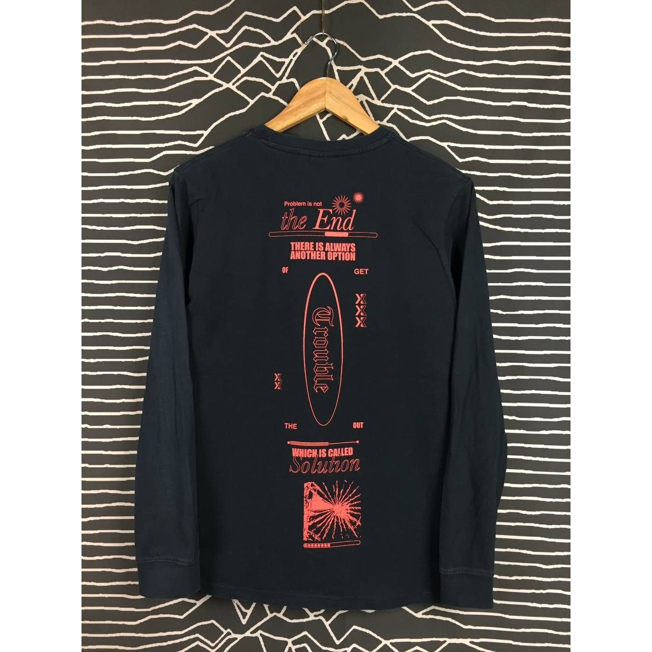 Other Outfitters Problem Is Not The End Graphic Long Sleeve Tee Size US S / EU 44-46 / 1 - 1 Thumbnail