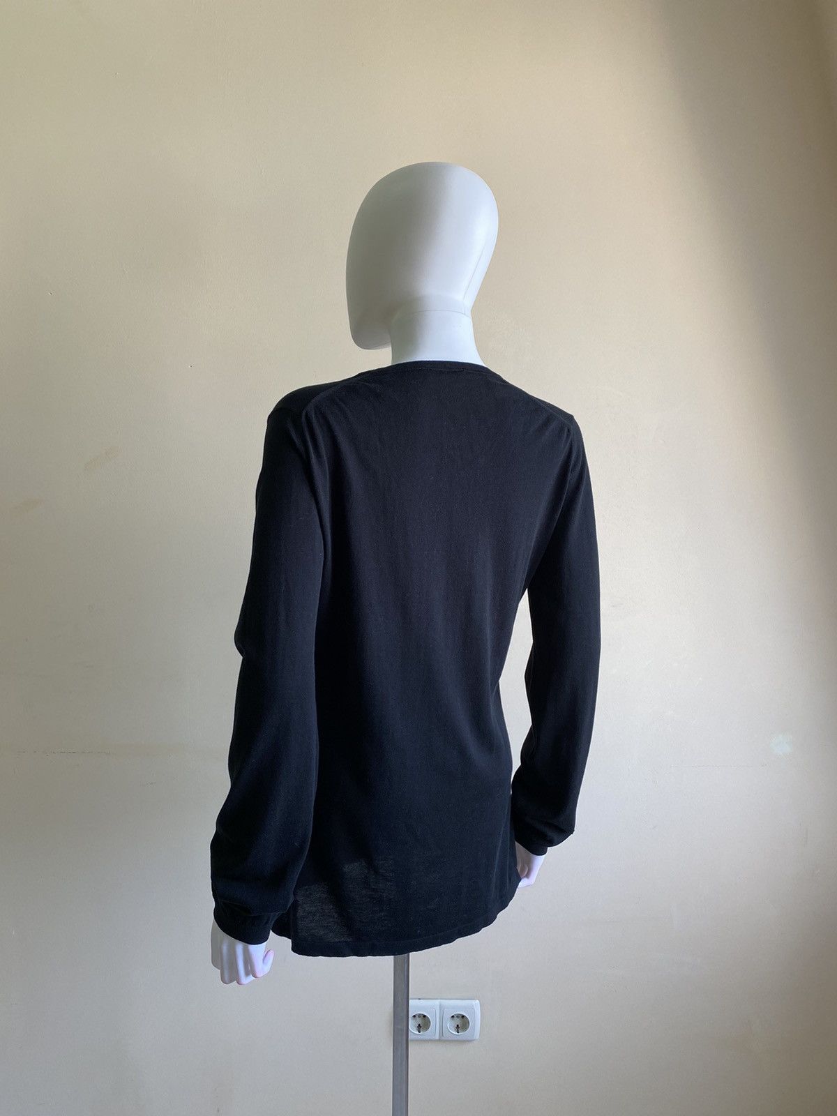 John Smedley John Smedley Womens Black Long Sleeve Top Size M Size M / US 6-8 / IT 42-44 - 6 Thumbnail