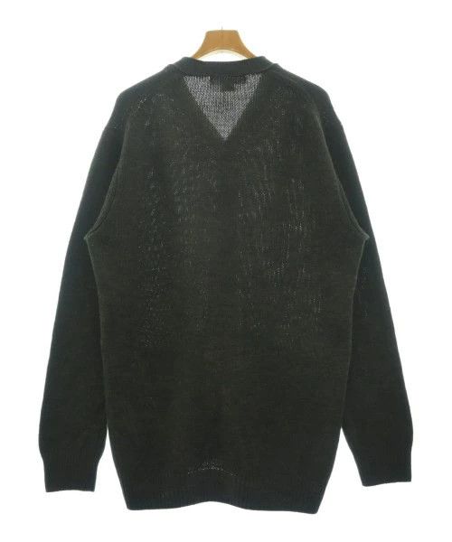 Comme des Garcons SHIRT Sweater cardigan patch pocket plain button up acrylic Brown Size US XL / EU 56 / 4 - 2 Thumbnail