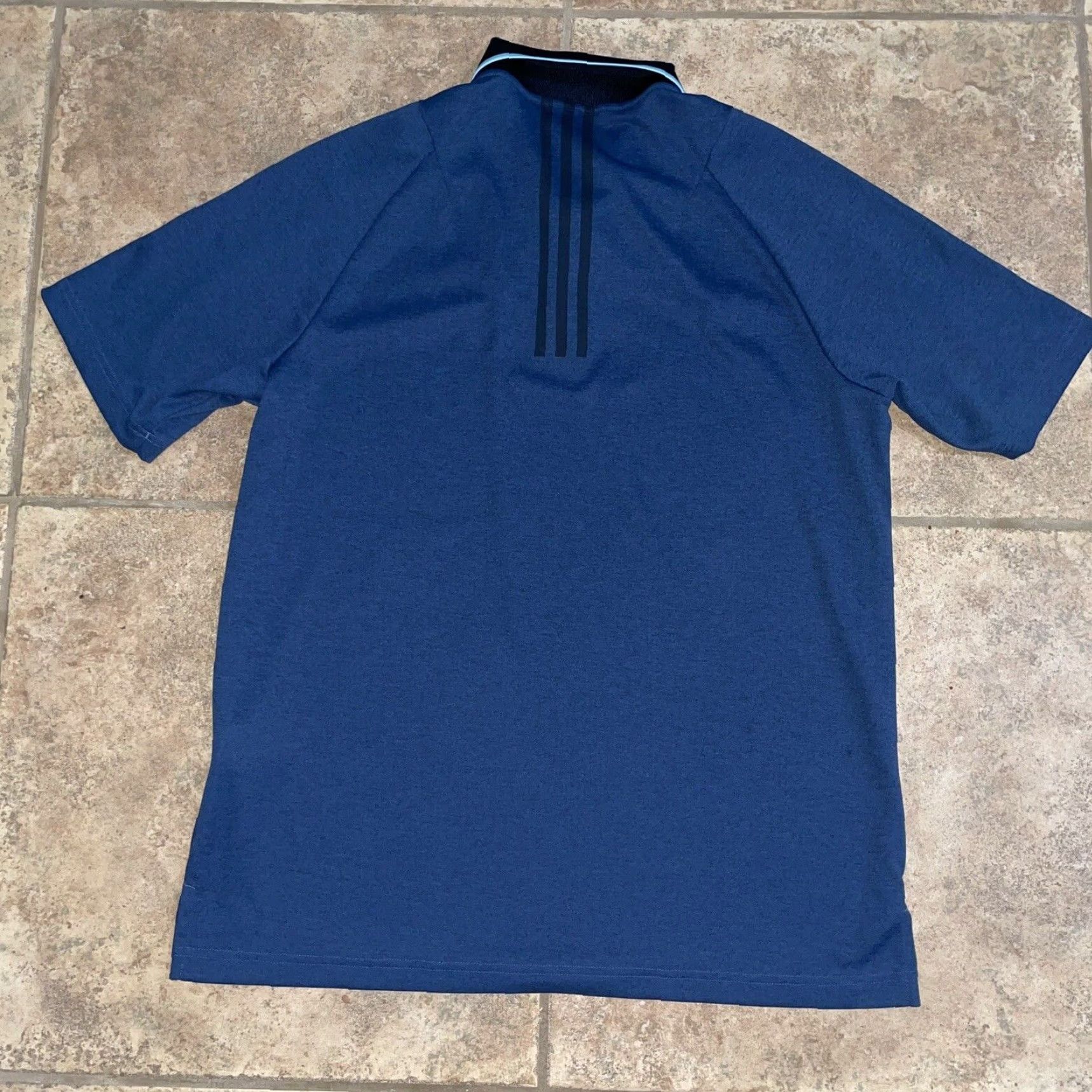 Adidas Adidas Men's Polo Shirt Short Sleeve Blue Large Casual Clothing Size US L / EU 52-54 / 3 - 5 Thumbnail