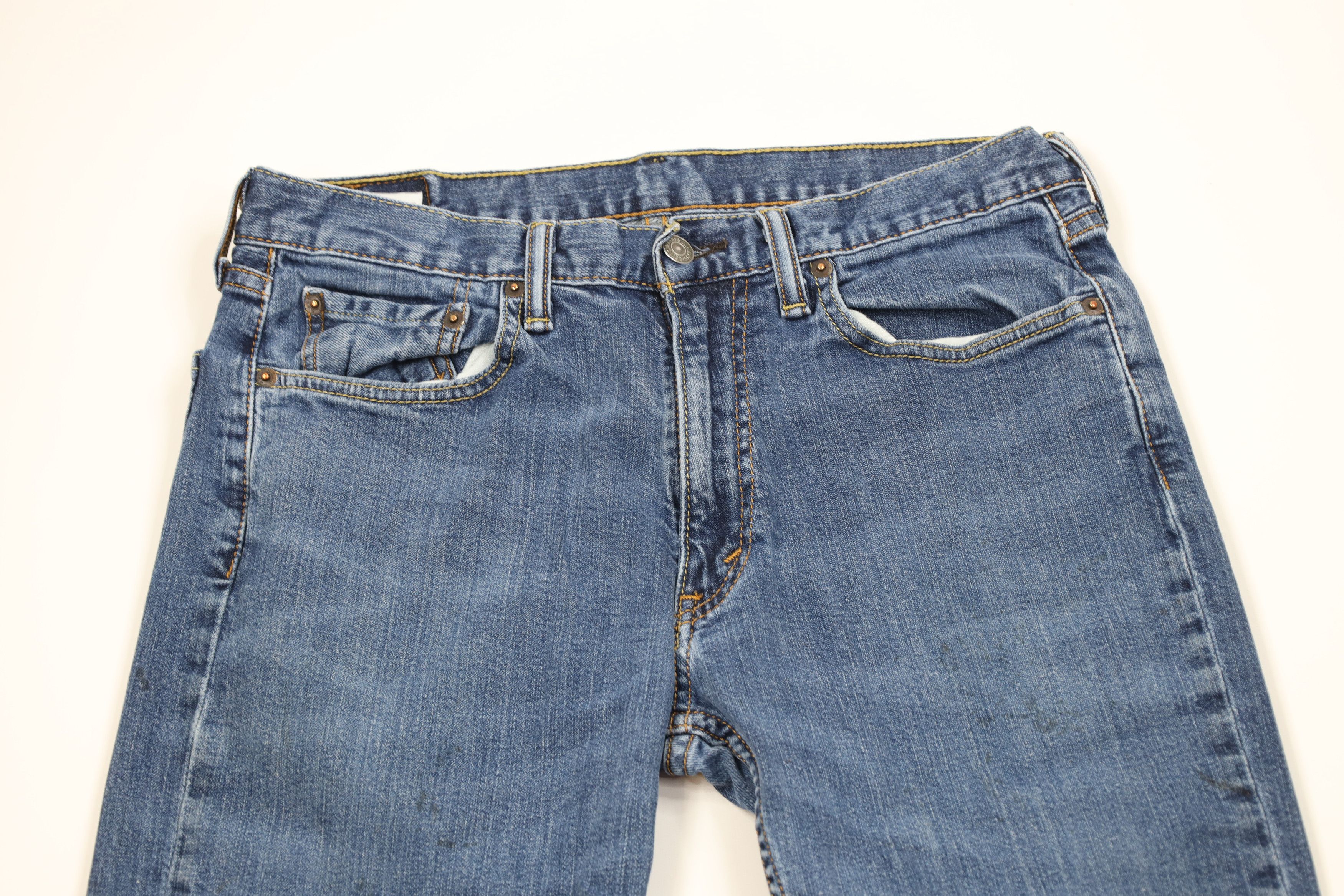 Levi's Vintage Y2K Levis 514 Straight Leg Denim Jeans Blue Cotton Size US 32 / EU 48 - 2 Thumbnail