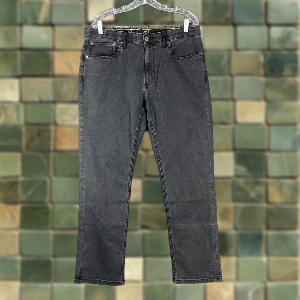 Eddie Bauer Eddie Bauer Straight Leg Jeans Black Men's 36x28 Size US 36 / EU 52 - 1 Thumbnail