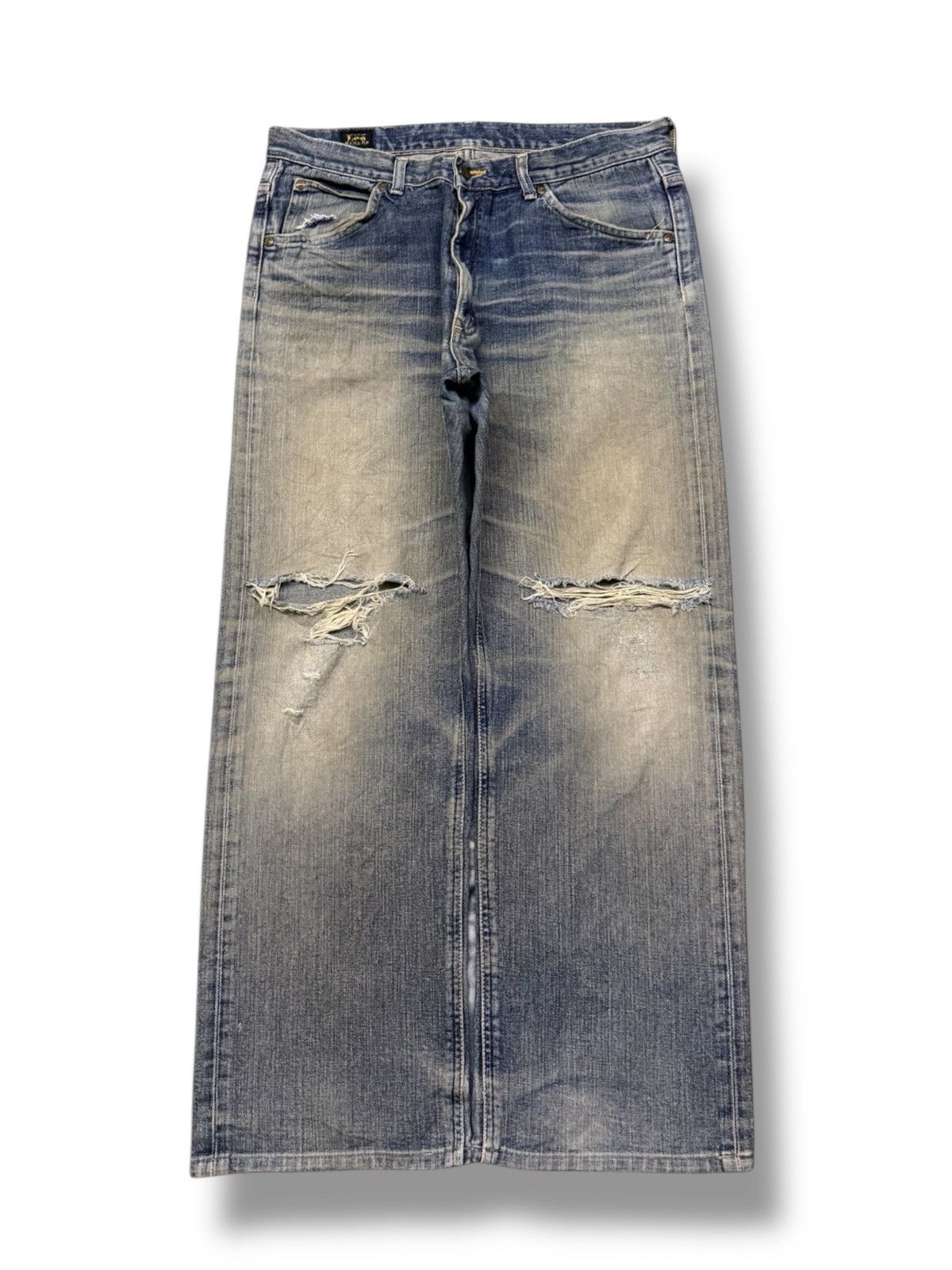 Lee Vintage 00s Lee Riders Japan Denim Jeans | Heavy Fade | W34 Size US 34 / EU 50 - 2 Thumbnail