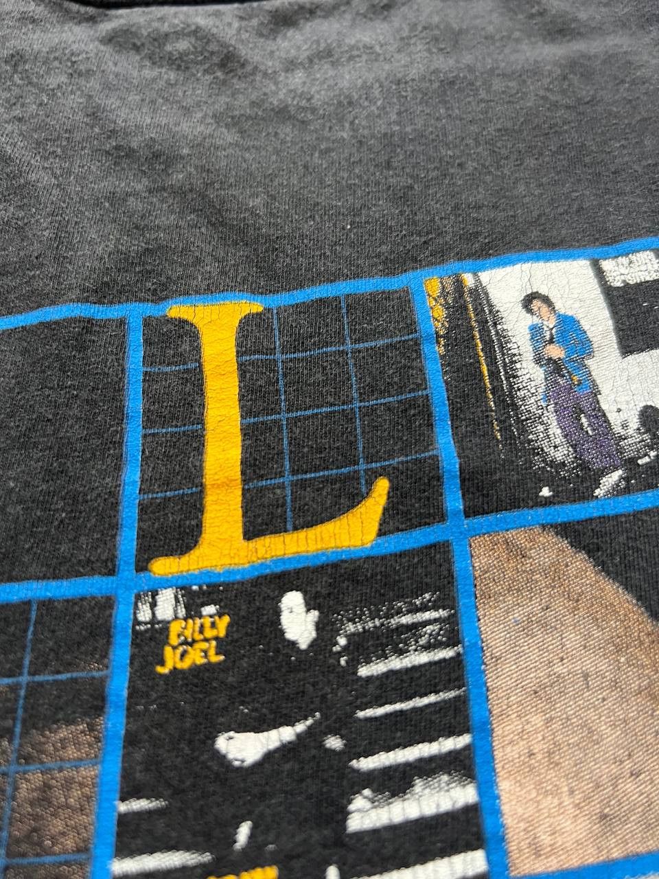 Band Tees × Vintage Vintage 1989/1990 Billy Joel Storm Front Album Cover Tshirt Size US L / EU 52-54 / 3 - 14 Thumbnail