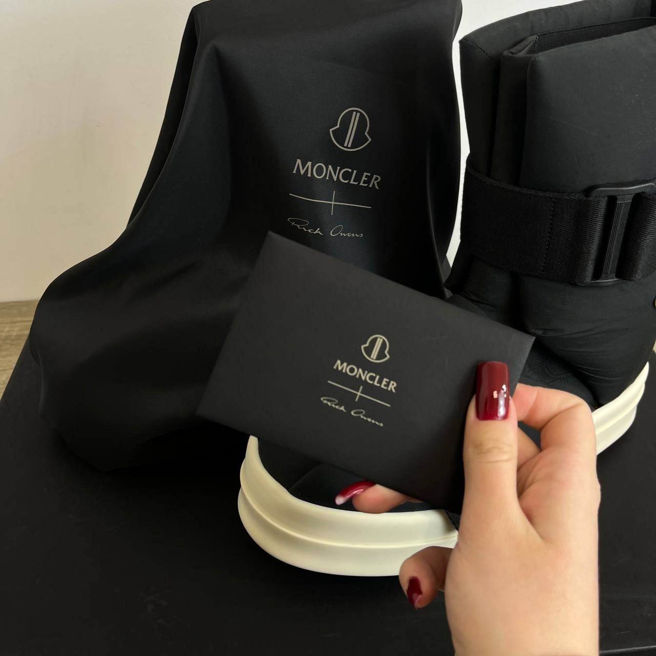 Moncler Moncler x Rick Owens Platform Snow Boots Black Size EU 43 Size US 10 / EU 43 - 4 Thumbnail