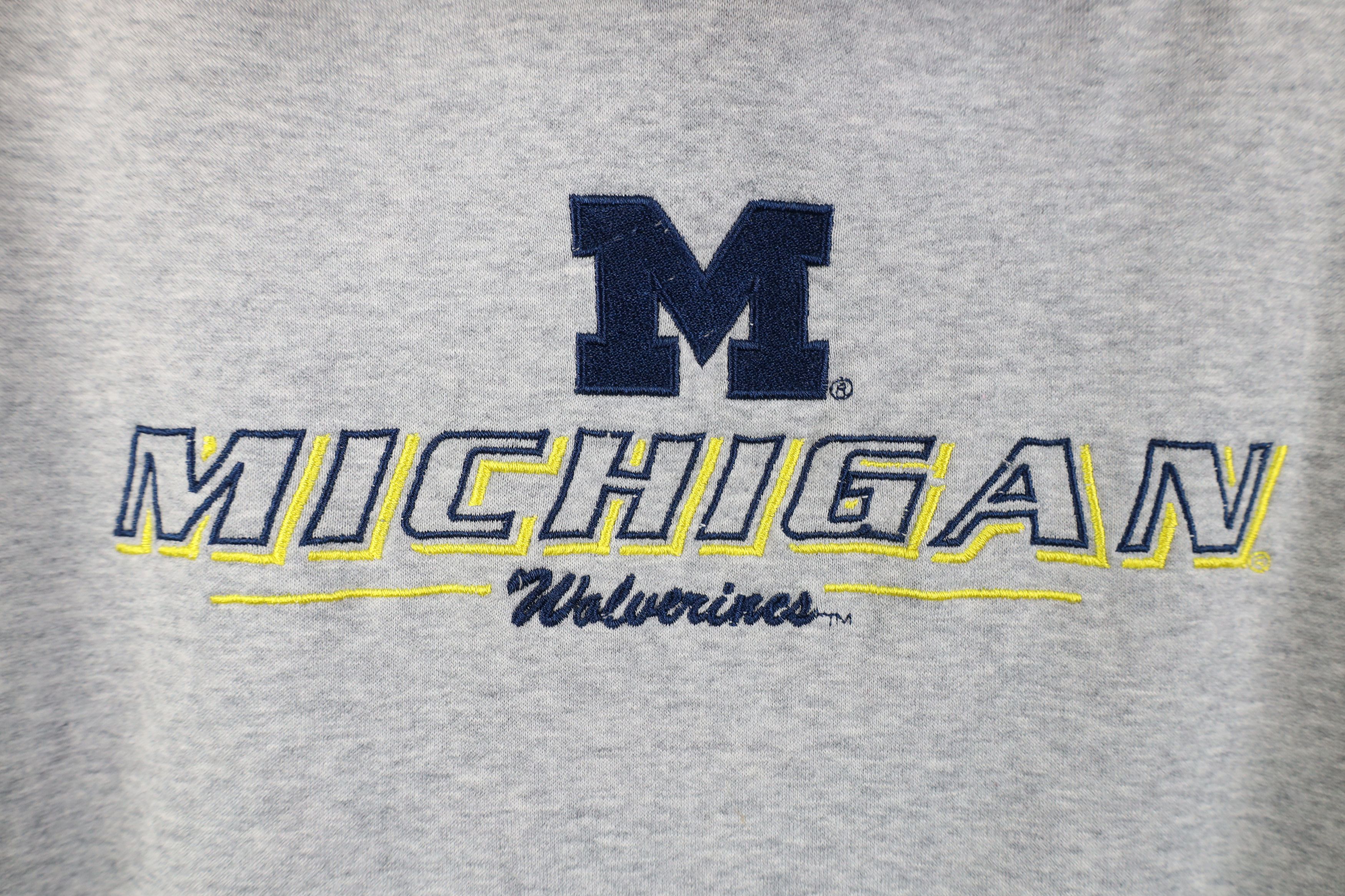 Vintage Vintage Y2K Streetwear University of Michigan Sweatshirt Size US XL / EU 56 / 4 - 4 Thumbnail
