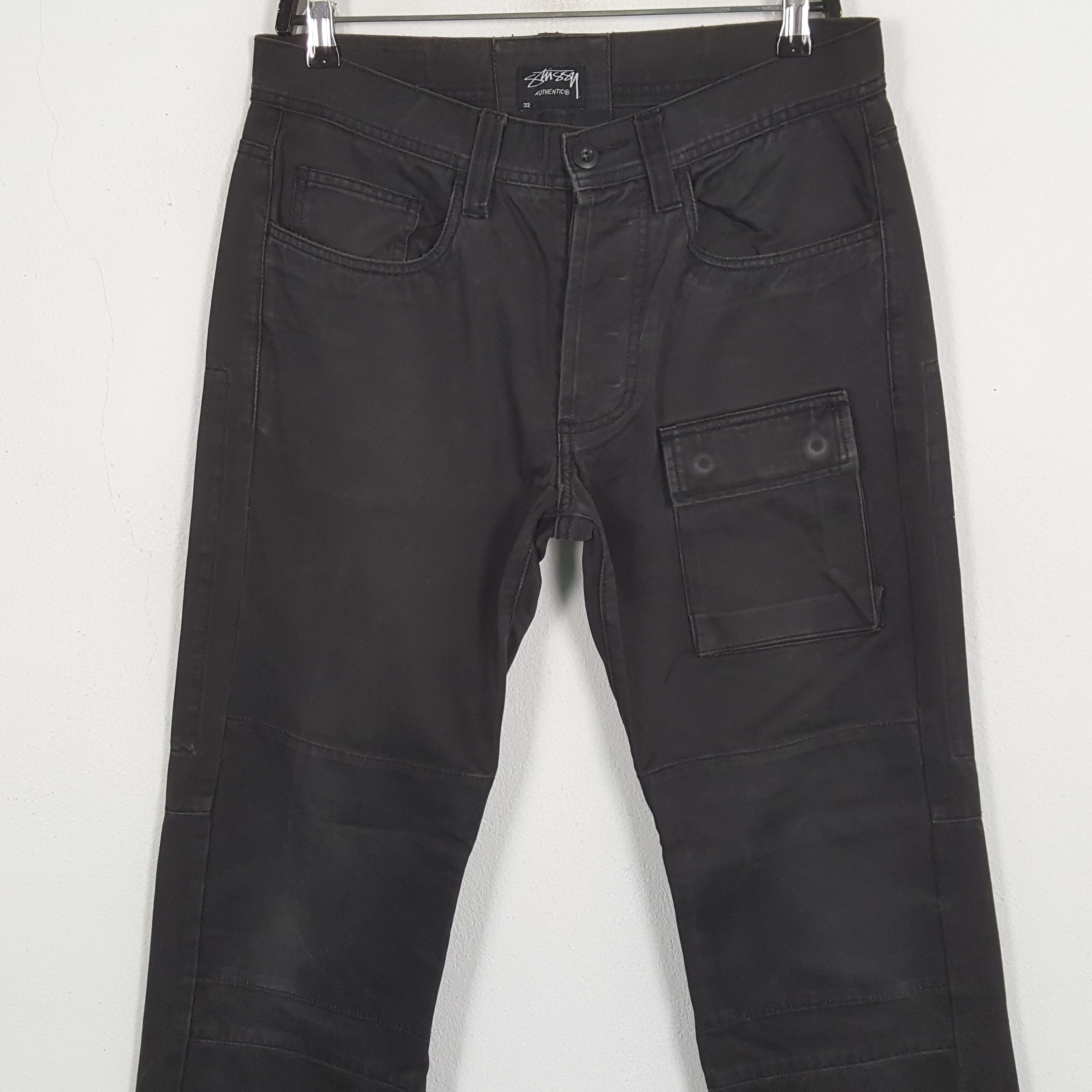Stussy × Vintage STUSSY Streetwear Fashion Style Custom Art Pants Size US 31 - 5 Thumbnail
