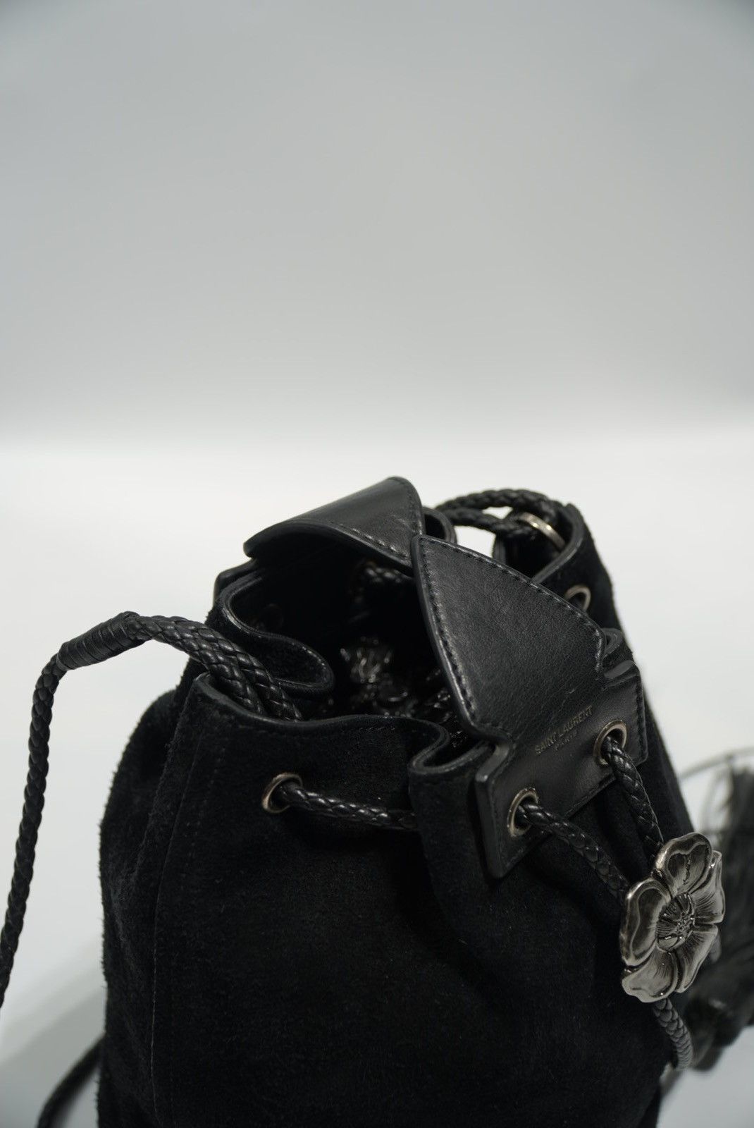 Saint Laurent Paris Saint Laurent Anja Suede Shoulder Bag Size ONE SIZE - 6 Thumbnail