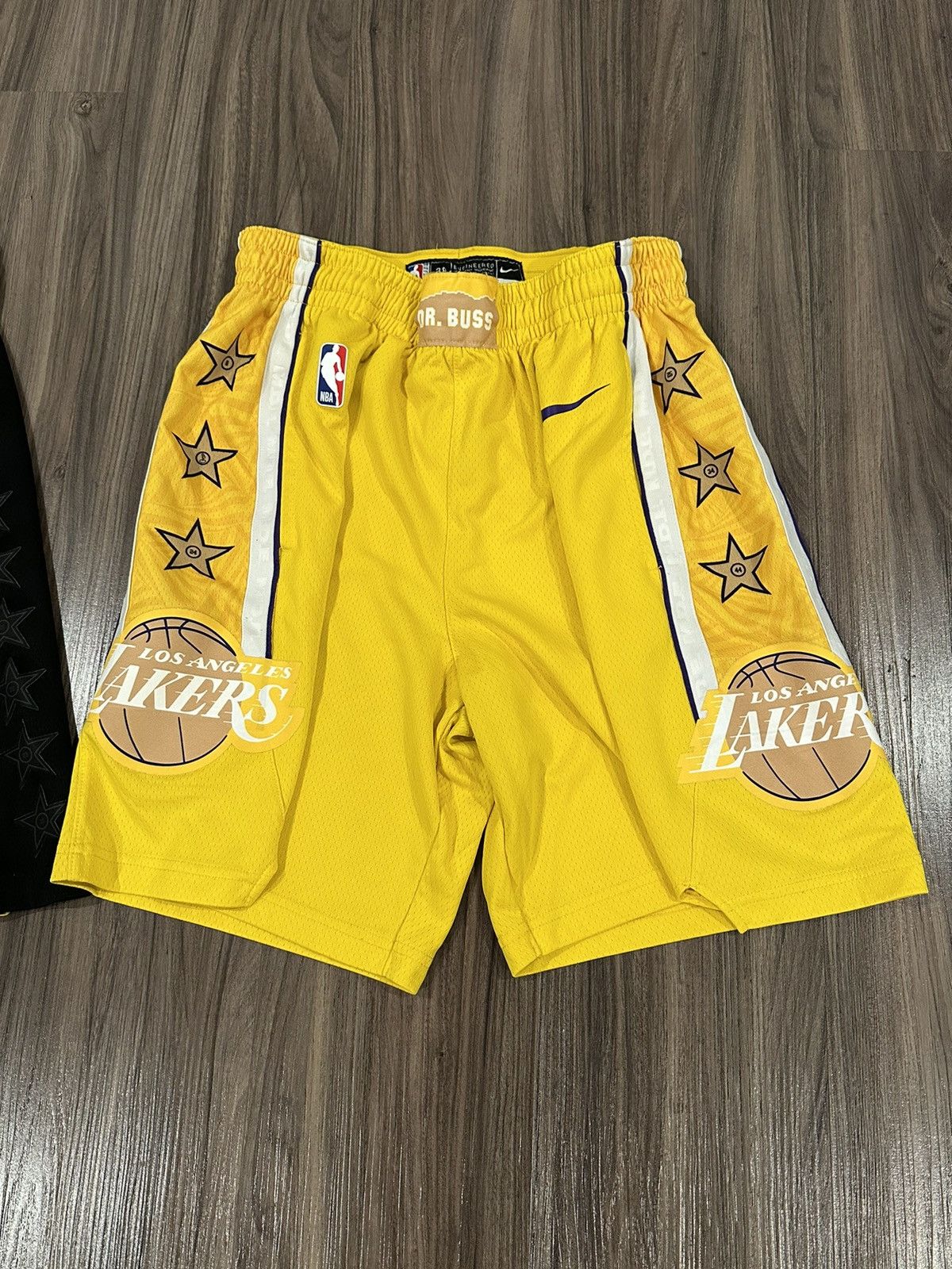 image of La Lakers City Nike Nba Swingman Basketball Shorts Large, Men's (Size 36)