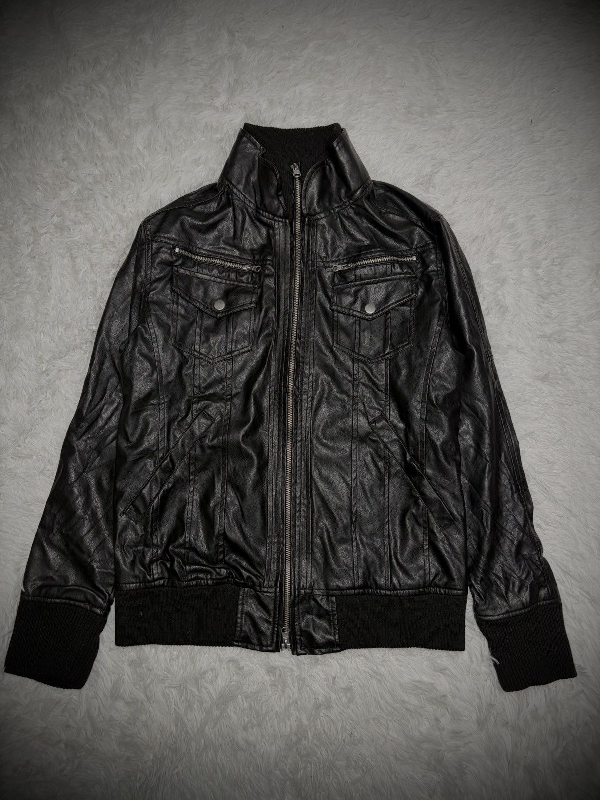 JACKROSE 2000s Jackrose vkei biker leather jacket Size US L / EU 52-54 / 3 - 2 Thumbnail