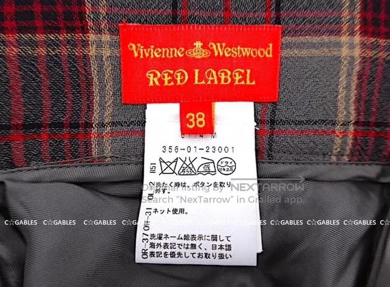 Vivienne Westwood Vivienne Westwood Classic Plaid Asymmetrical Hem Skirt Size 25" / US 0 / IT 36 - 8 Thumbnail