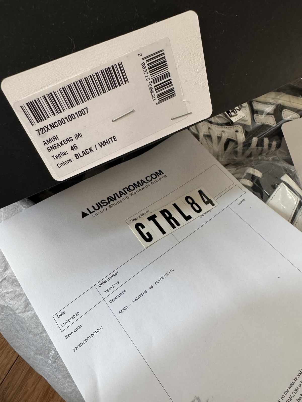Amiri ✅ Skel Top Hi-top Size US 13 / EU 46 - 21 Thumbnail