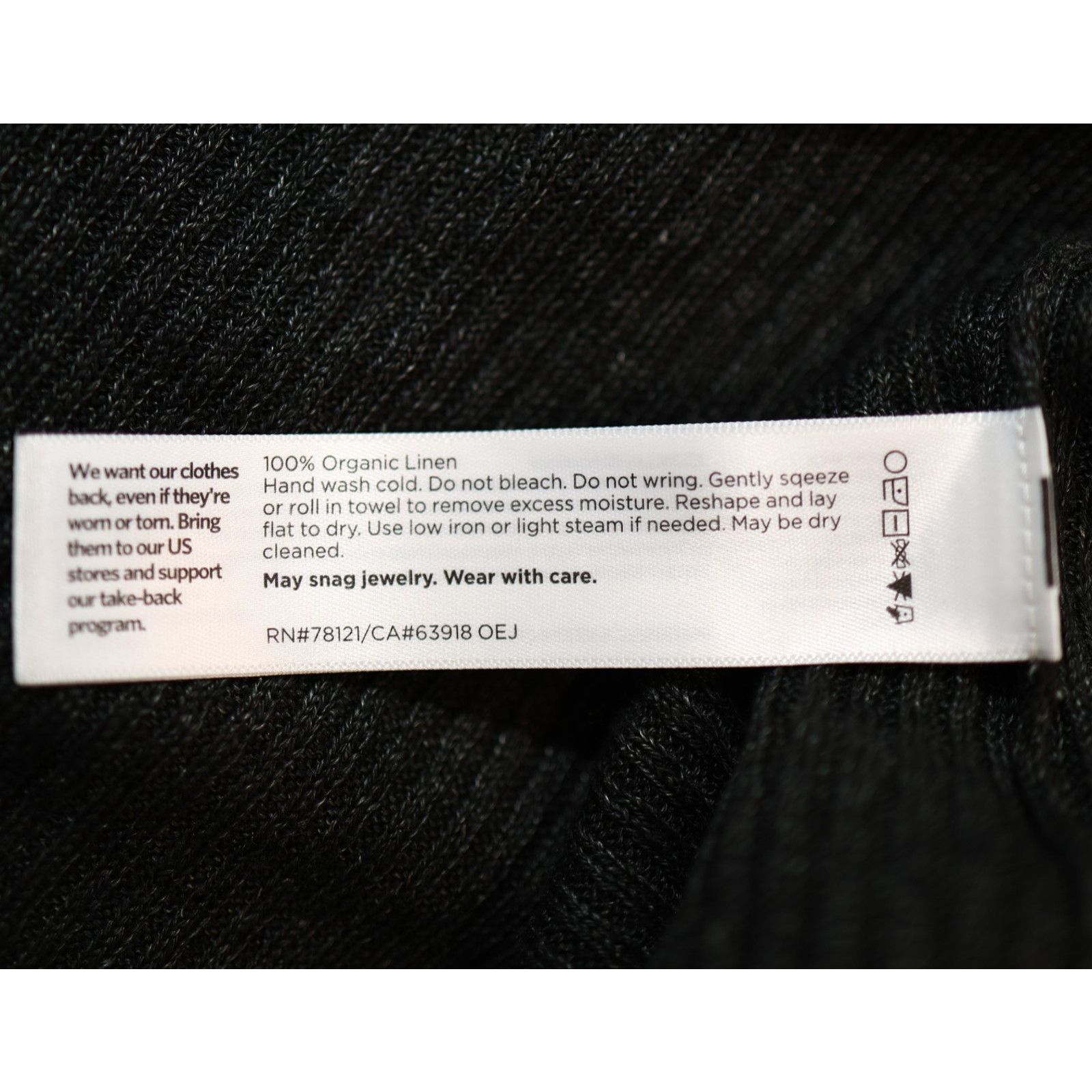 Eileen Fisher EILEEN FISHER Green Linen Open Front Long Cardigan Size S Size S / US 4 / IT 40 - 6 Thumbnail