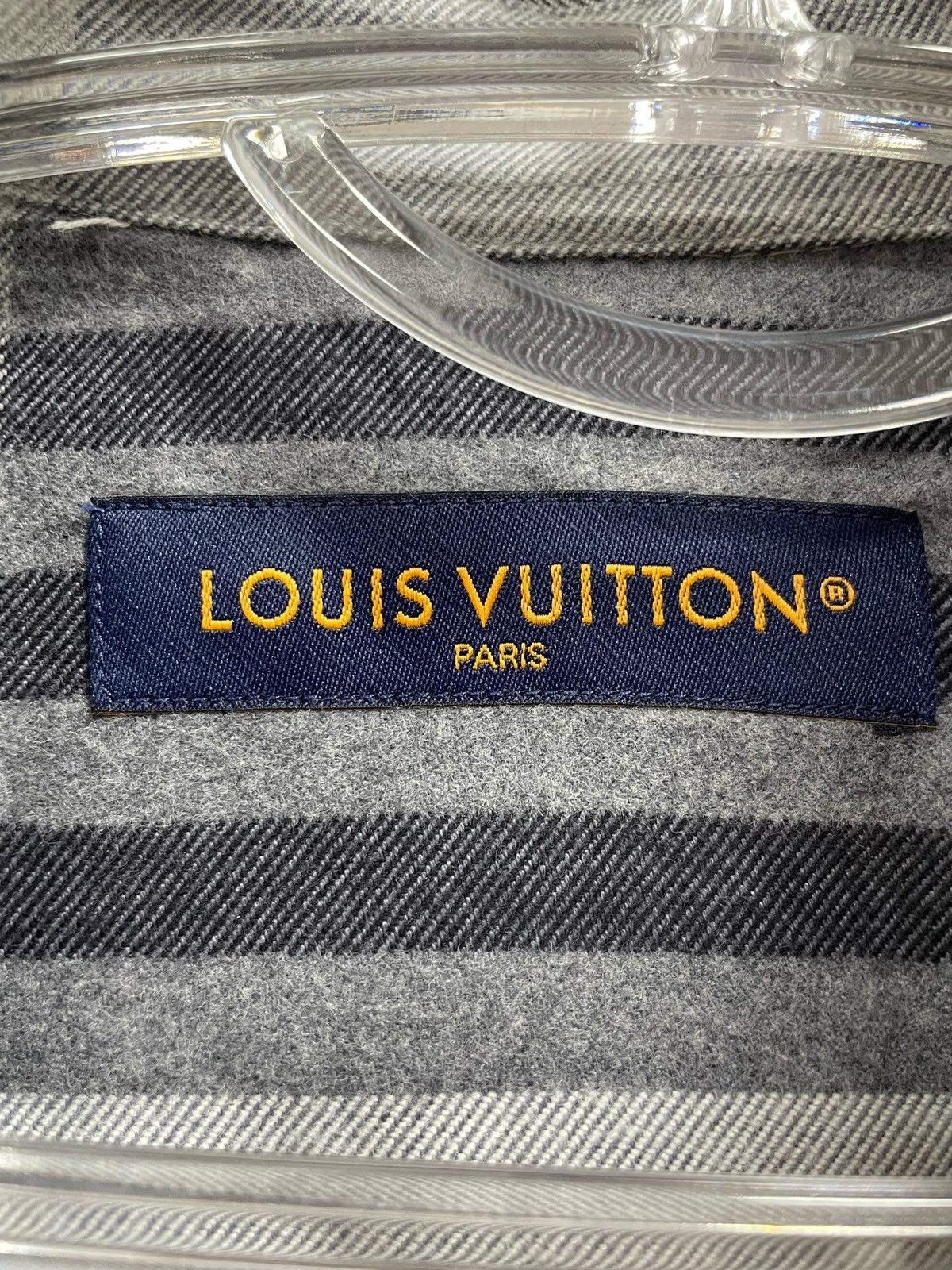 Louis Vuitton Louis Vuitton LV long-sleeve cotton flannel check shirt Size US L / EU 52-54 / 3 - 3 Thumbnail