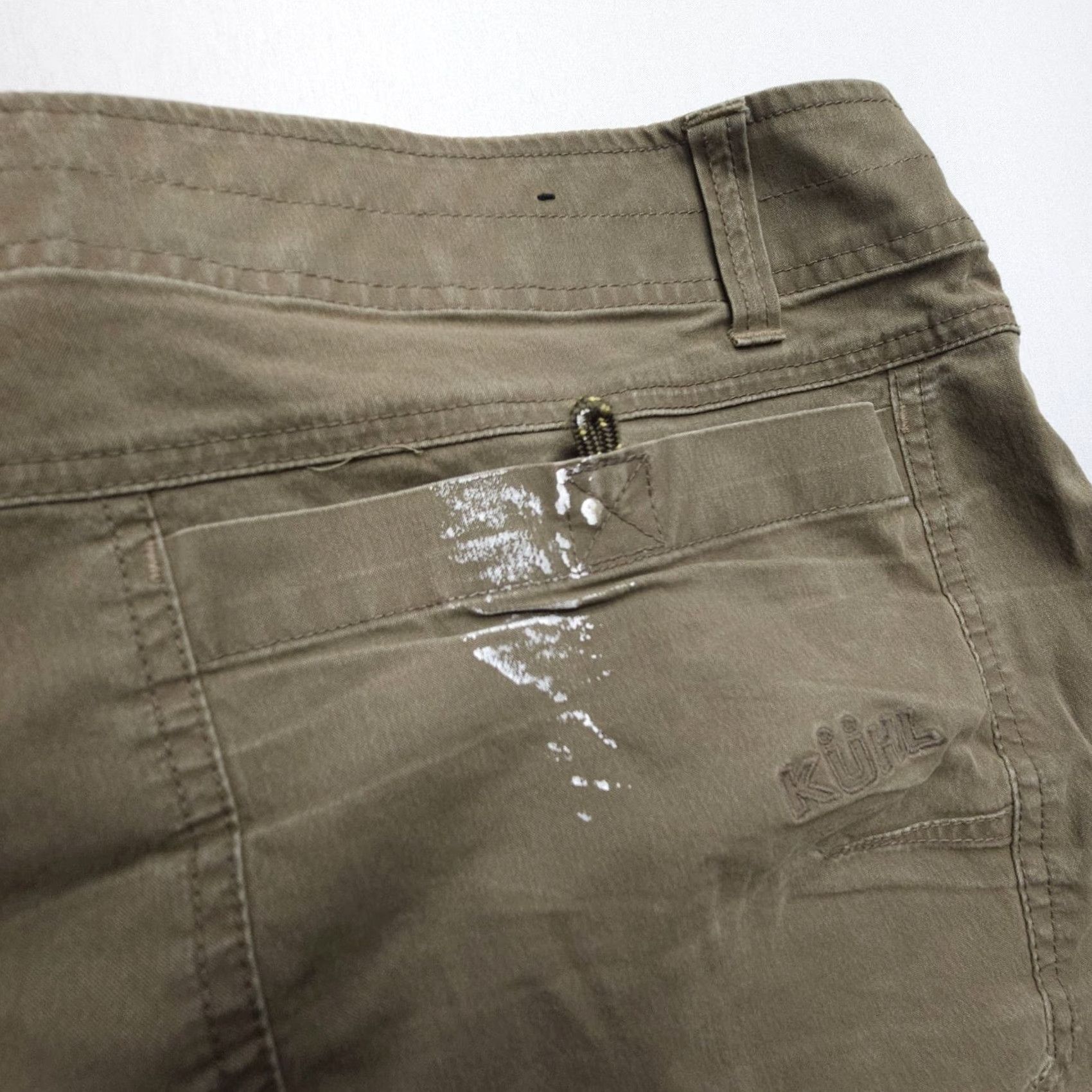 Vintage Kuhl Ramblr Cargo Shorts Mens 40 Khaki Patina Dye Cotton Workwear Hiking Travel Cargo Shortses Regular Beige 40 Mens Size US 40 / EU 56 - 3 Thumbnail