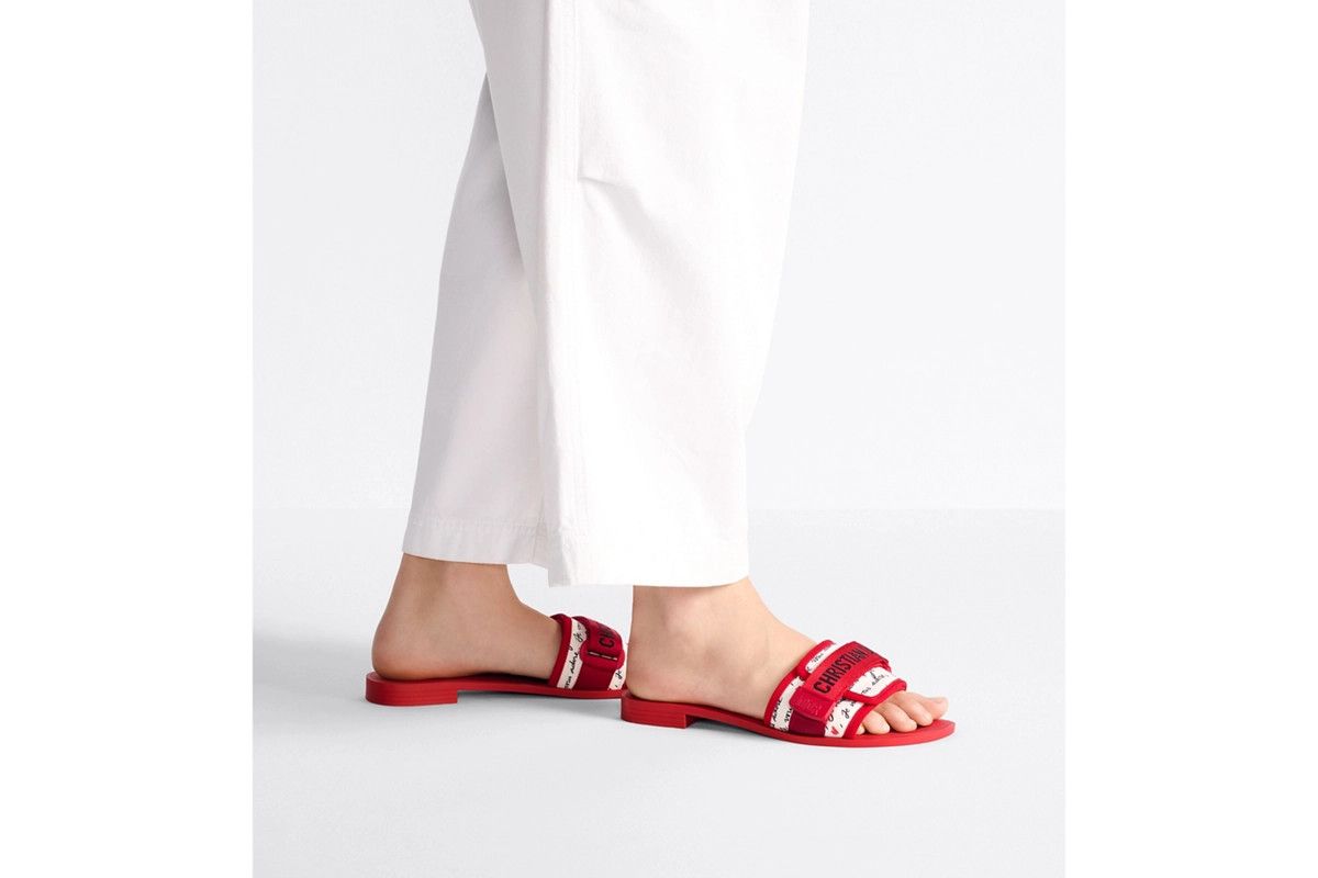 Dior o1w1db10326 Dior Evoulution Slide in Red/Multi Size US 6 / IT 36 - 6 Thumbnail