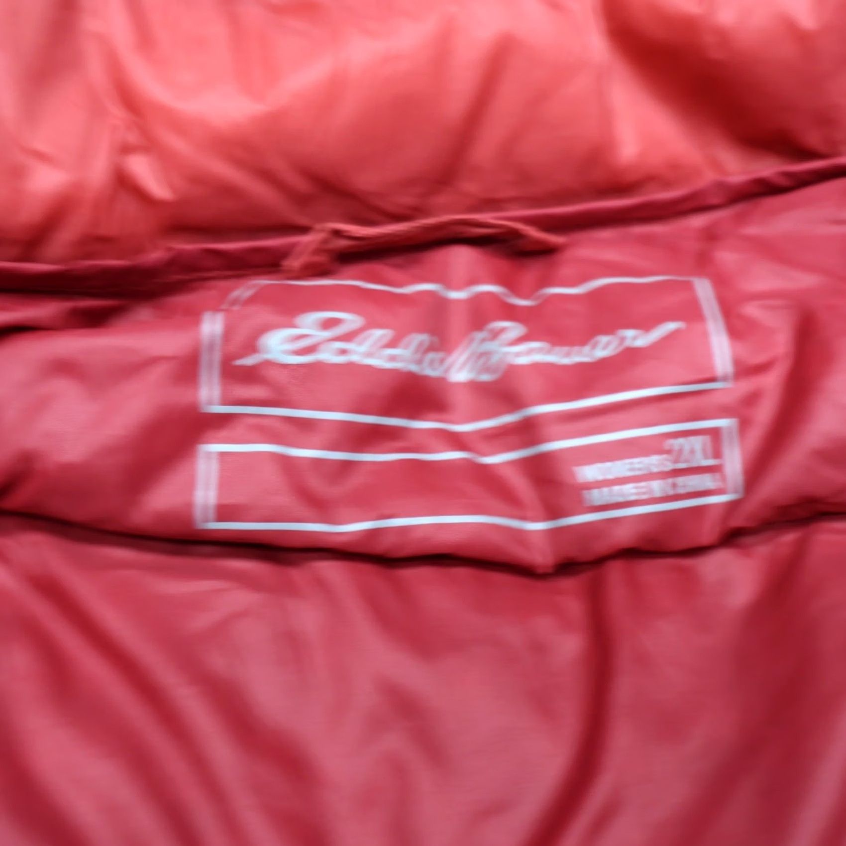 Eddie Bauer VINTAGE Eddie Bauer Down Vest Women XXL Orange Berry Quilted Insulated 650 Fill Full Zip Size XXL / US 16-18 / IT 52-54 - 6 Thumbnail