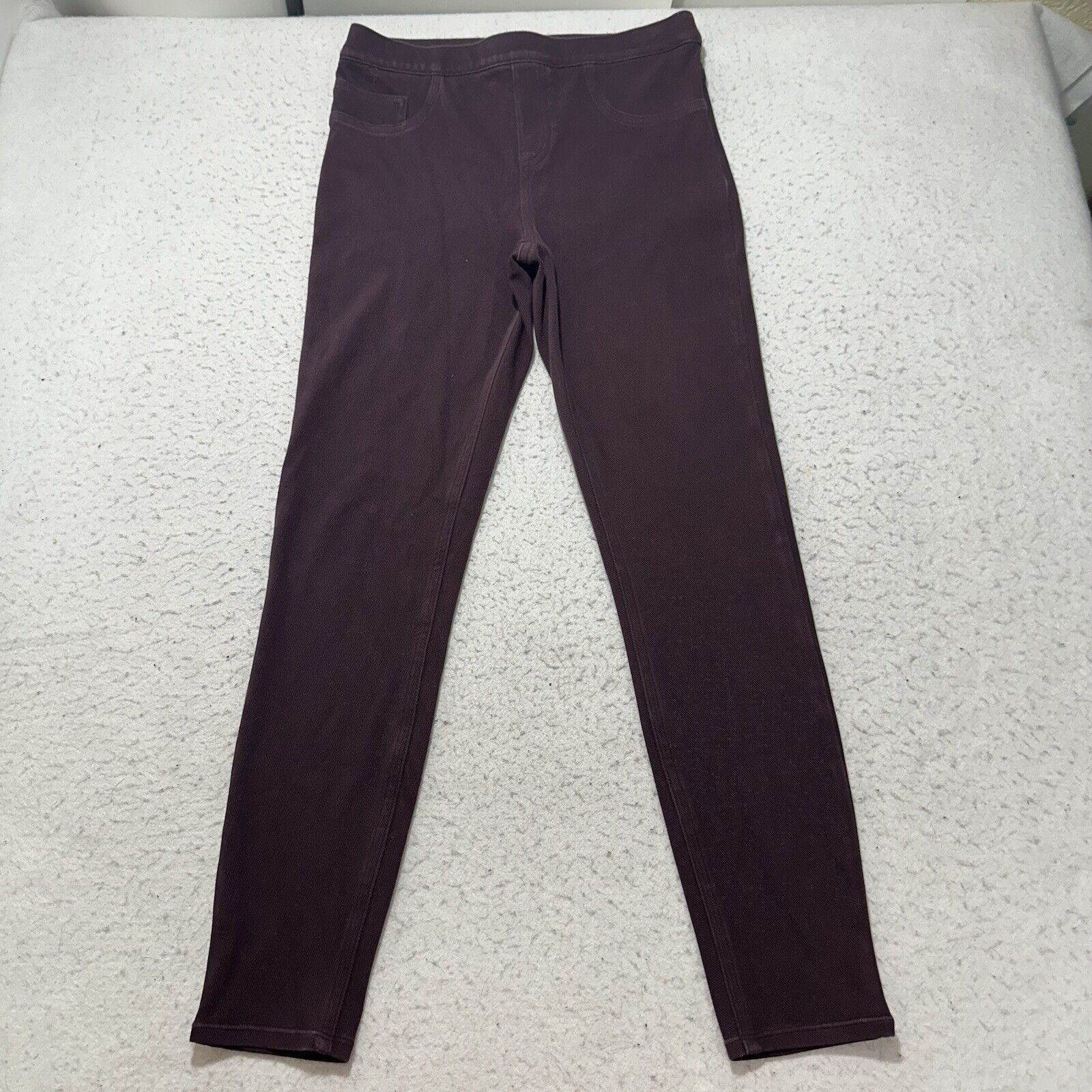 Spanx SPANX Medium Jegging Burgundy Purple Jeans 28" Inseam Size 32" / US 10 / IT 46 - 1 Thumbnail