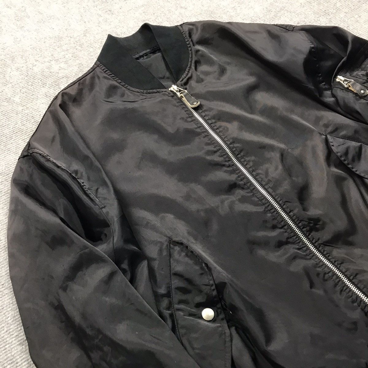 Japanese Brand BOMBER OVER CAR DESIGN LIGHT JACKET Size US M / EU 48-50 / 2 - 6 Thumbnail
